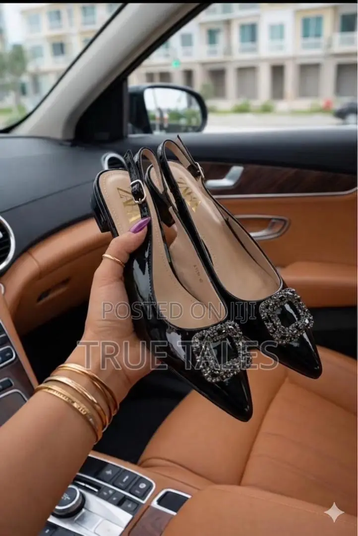 Classy Low Heel Sling Back Shoe Ugv
