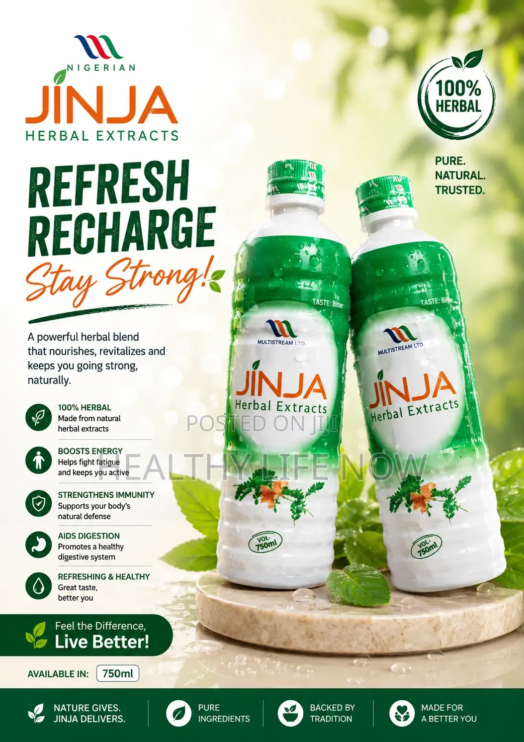 Refresh, Recharge and Stay Strong With Jinja Herbal Extract
