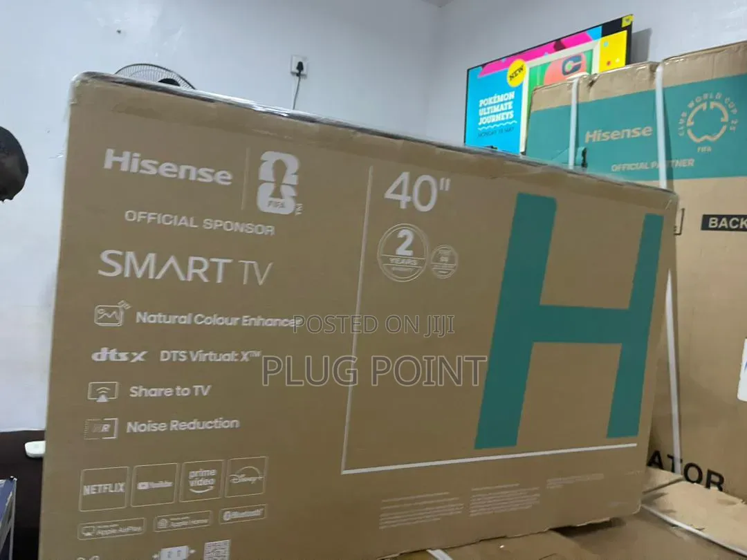 Hisense 40” Smart Led Tv With Enhanced Audio and Visual Experience