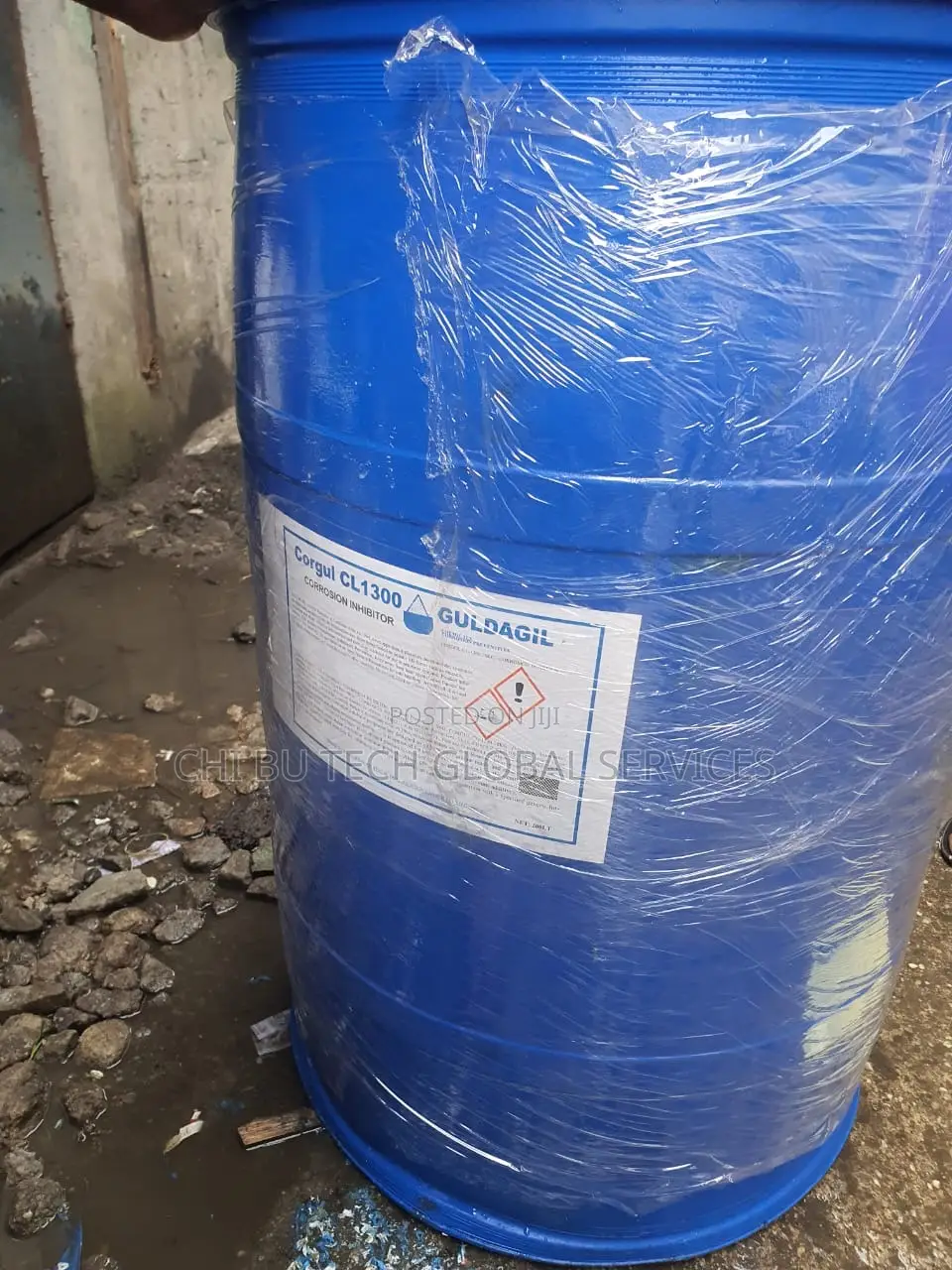 200-Liter Drum Containing "Corgul Cl1300," Corrosion Inhibitor.