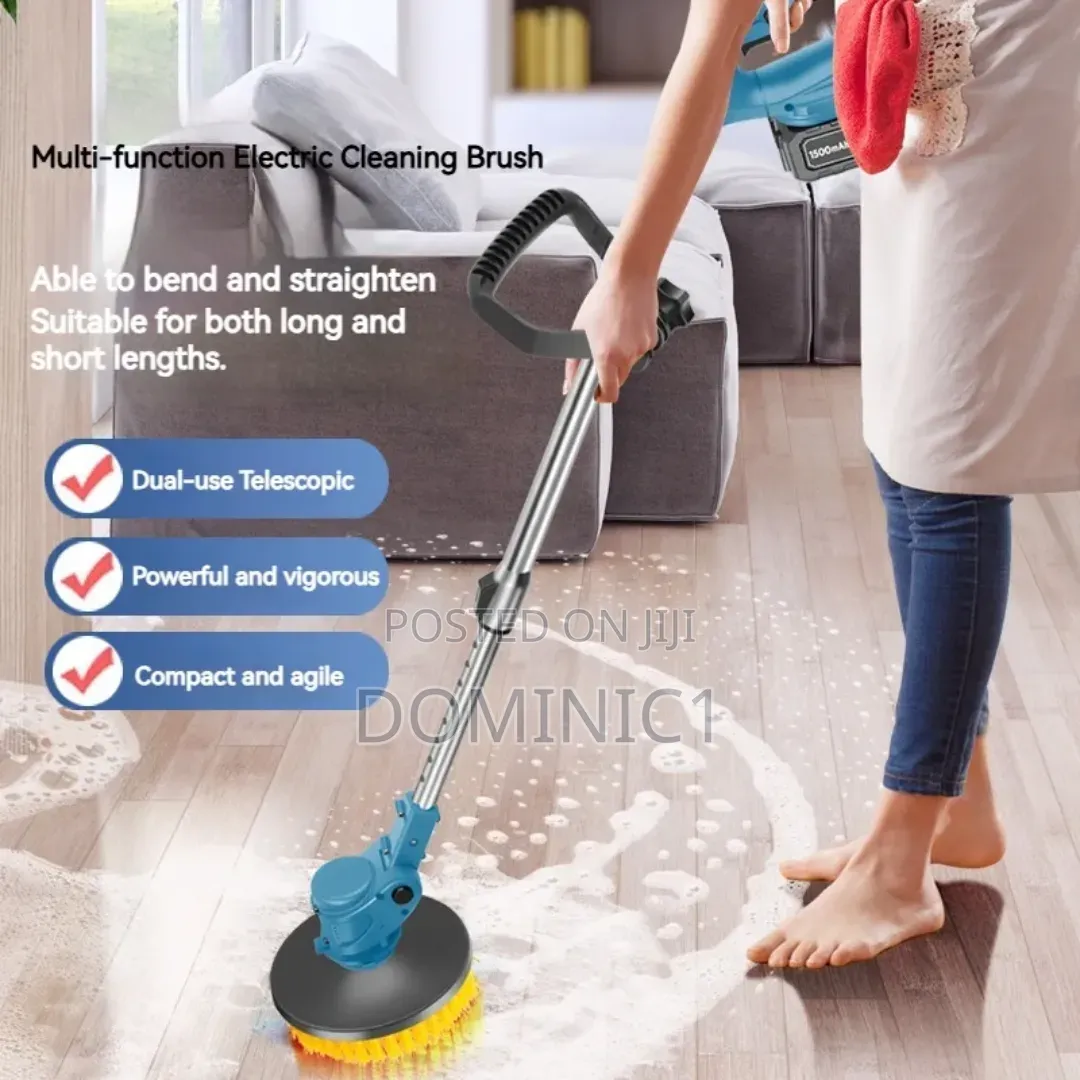 Electric Cleaning Brush Cordless, Telescopic