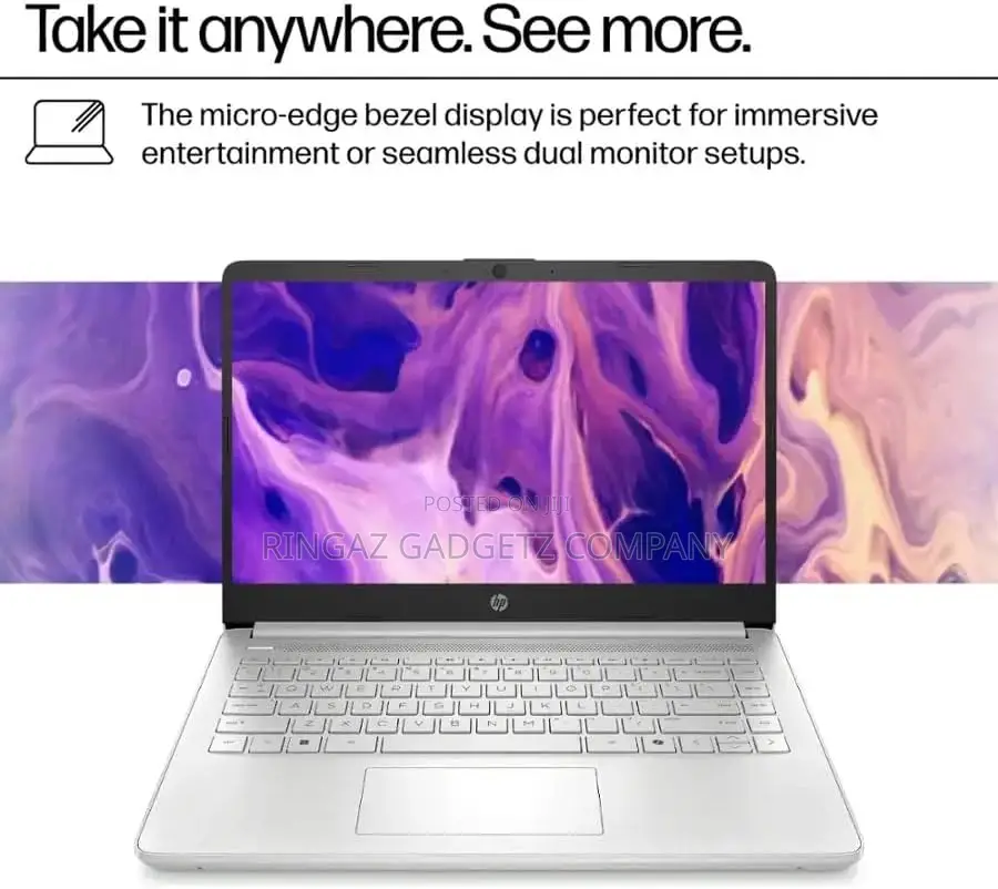 New Laptop HP 14S 4GB Intel Celeron SSD 128GB