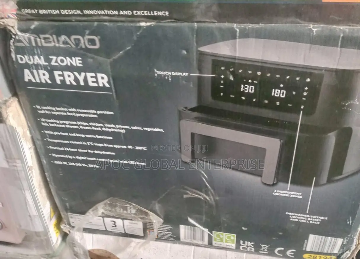 Ambiano Dual Zone Air Fryer 9l