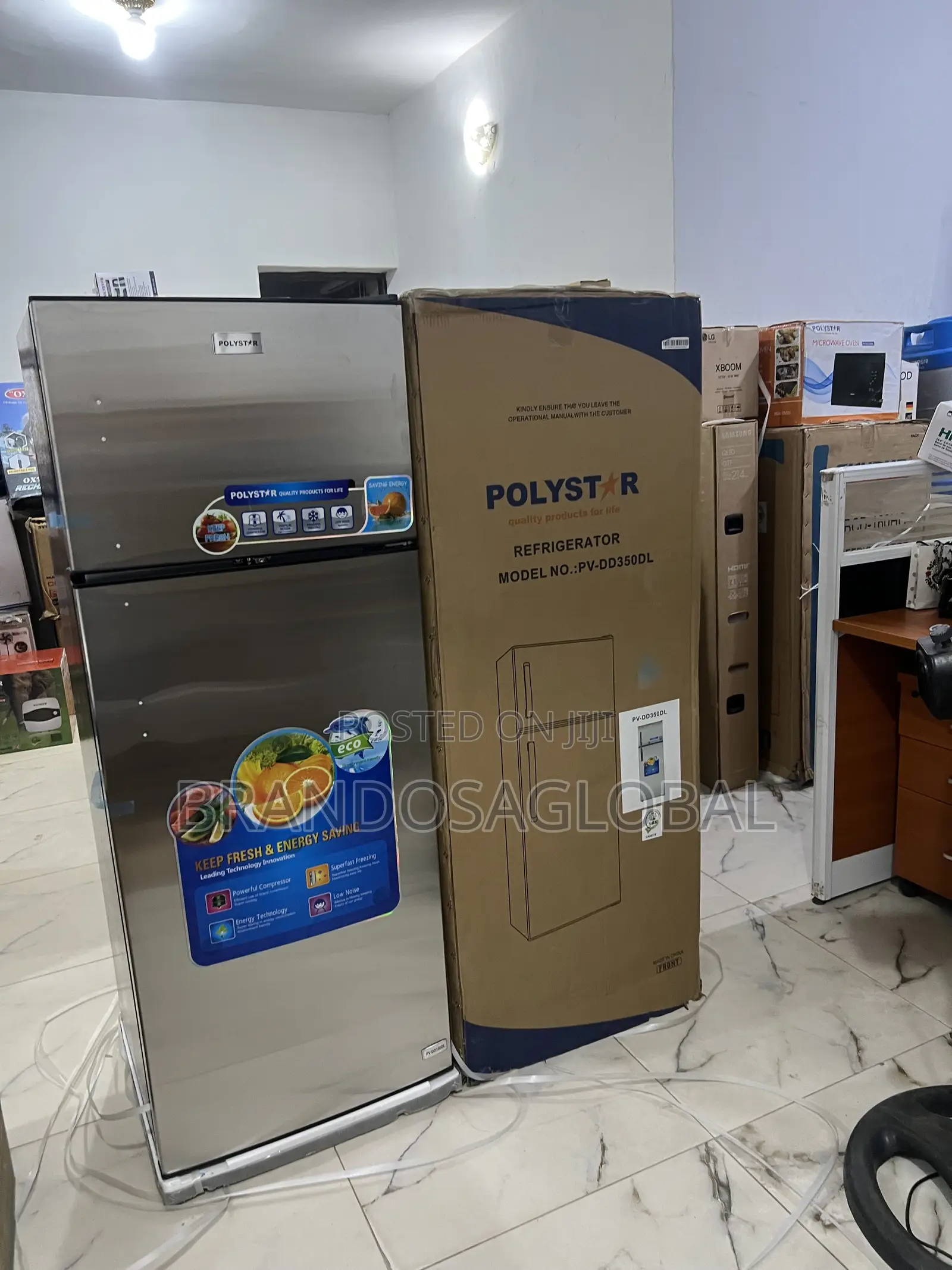 Polystar [Pv-Dd350dl] 225l Fridge Freezer in Great Shape