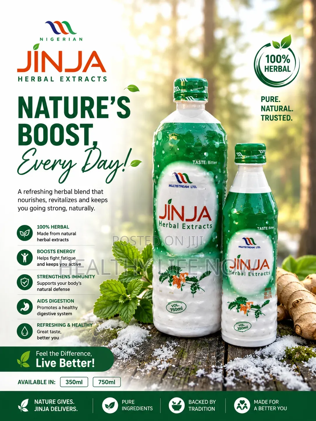 Jinja Herbal Extract Protect the Liver Against Toxins