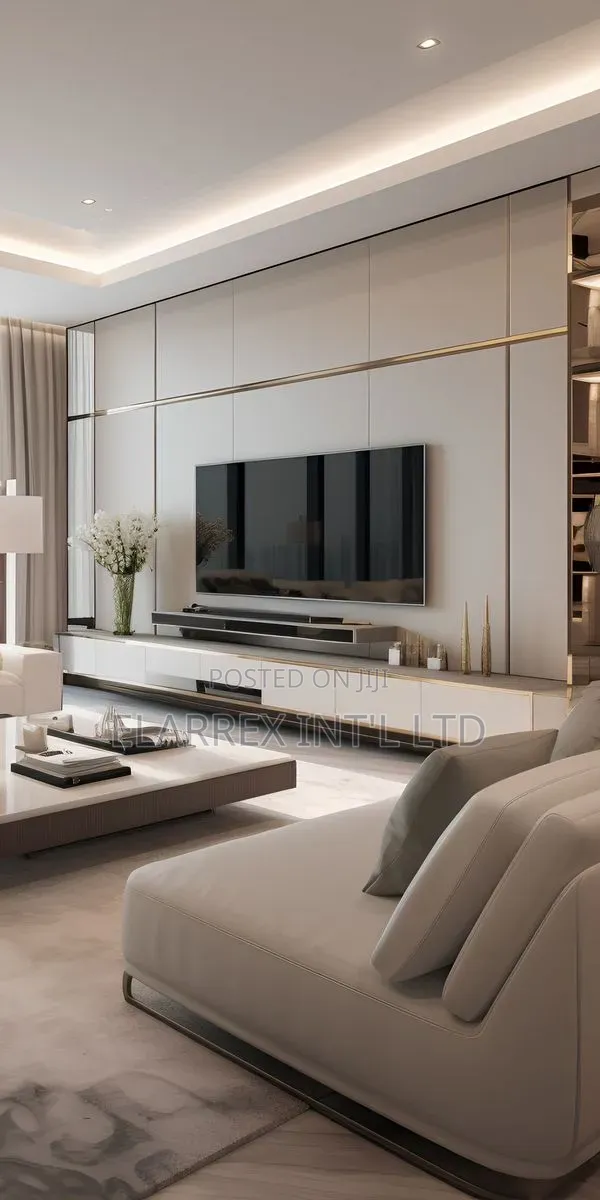 Luxury Tv Wall Console Installation