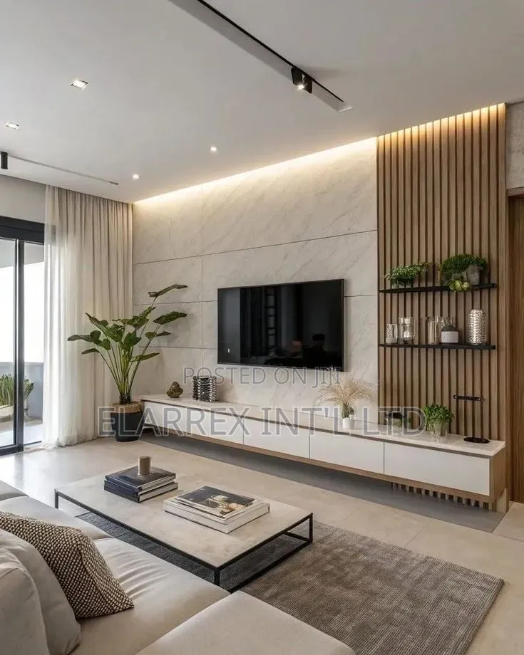 Luxury Tv Wall Console Installation