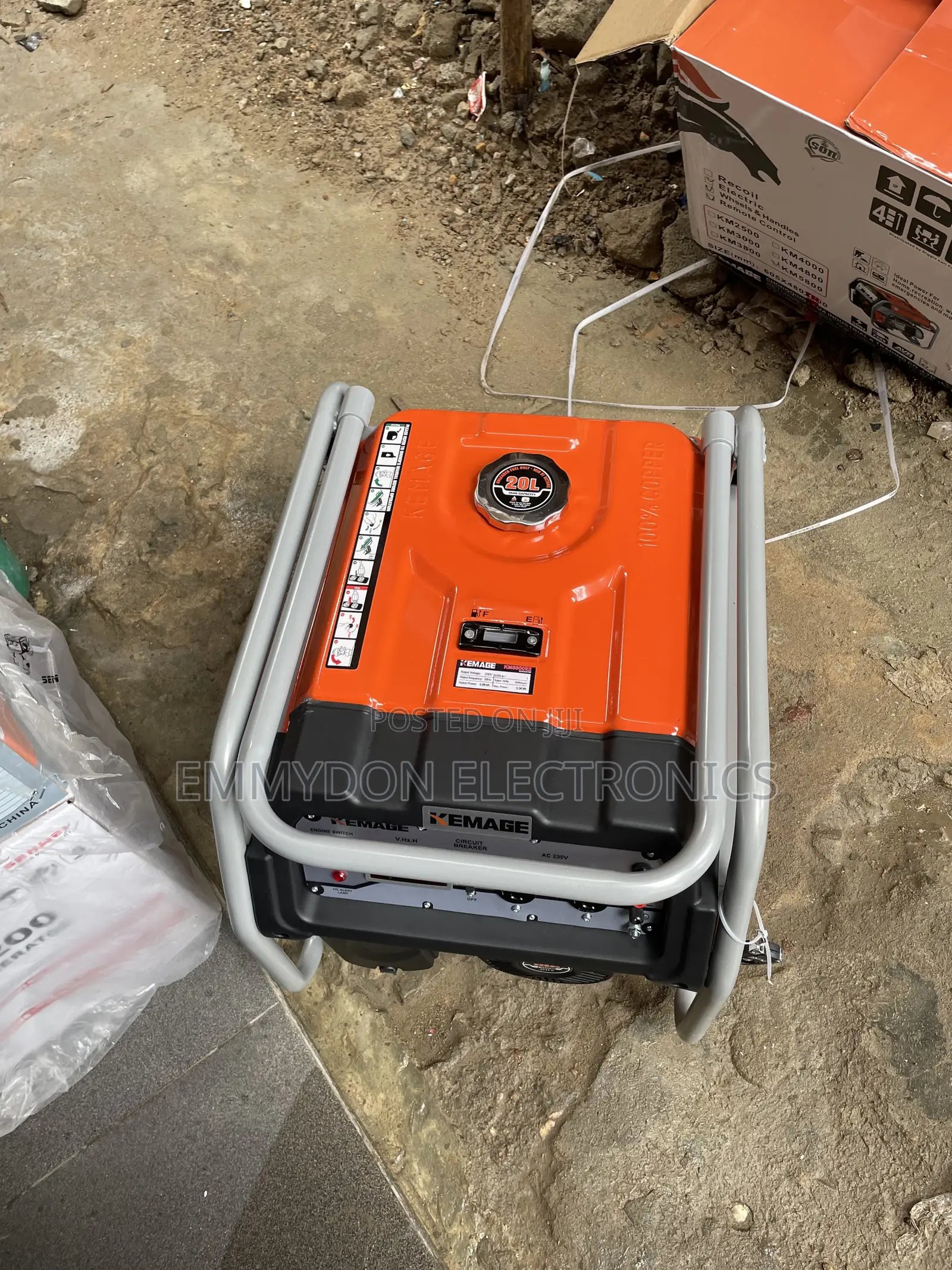 Kemage Km5800e2r 5.5kva Remote Control Generator