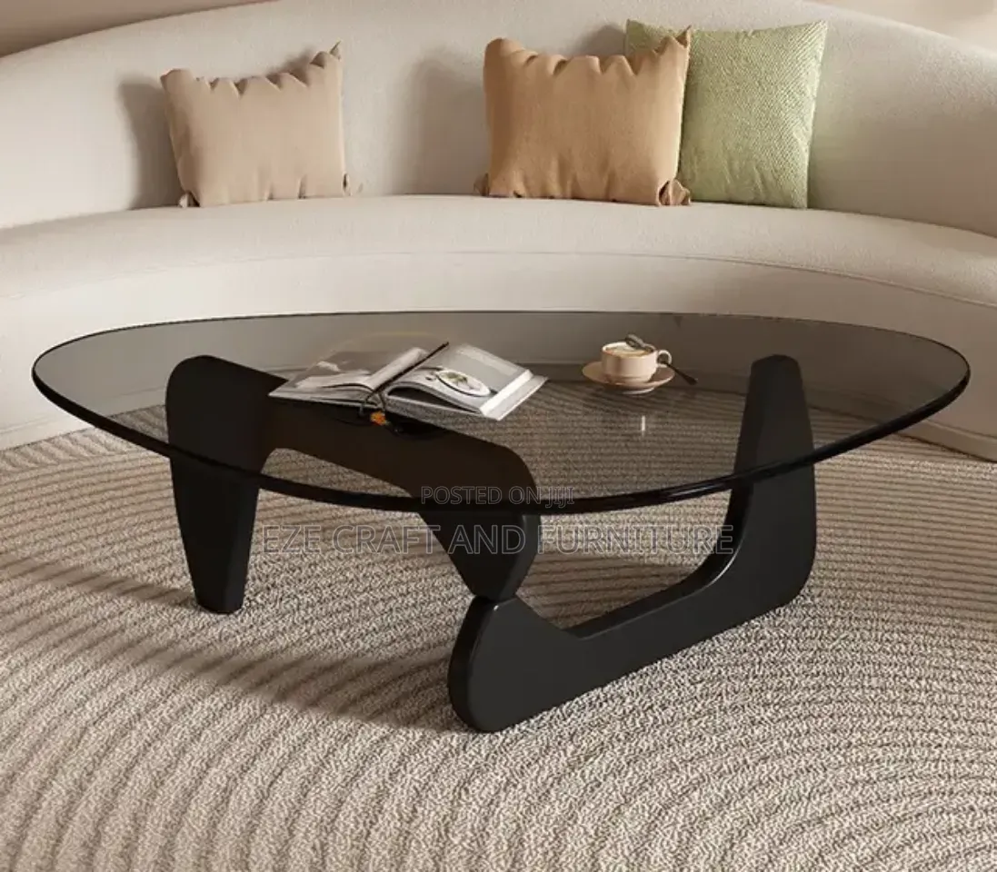 Modern Glass Wooden Center Table