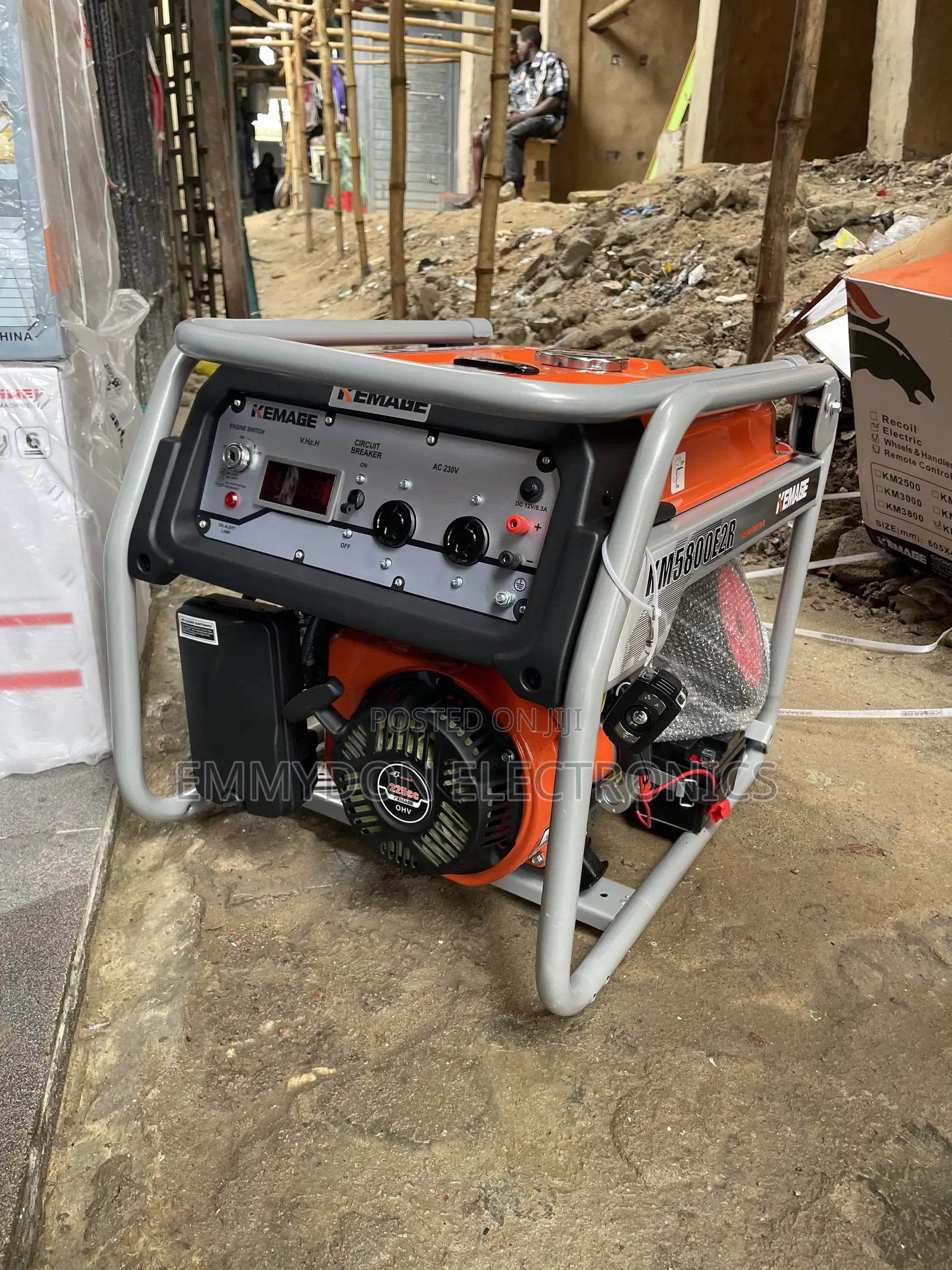 Kemage Km5800e2r 5.5kva Generator With Wheels