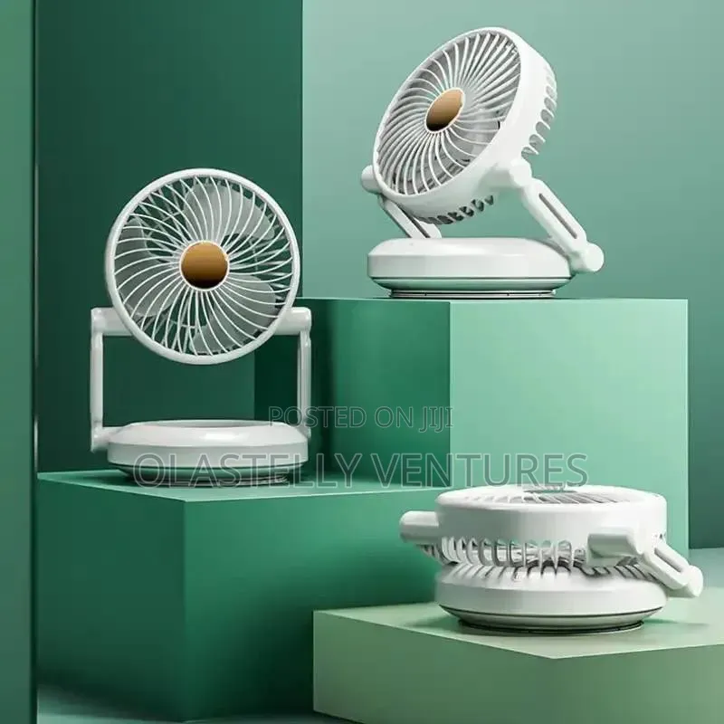 Portable Desktop/Wall Mounted Foldable Fan Usb Rechargeable Tw