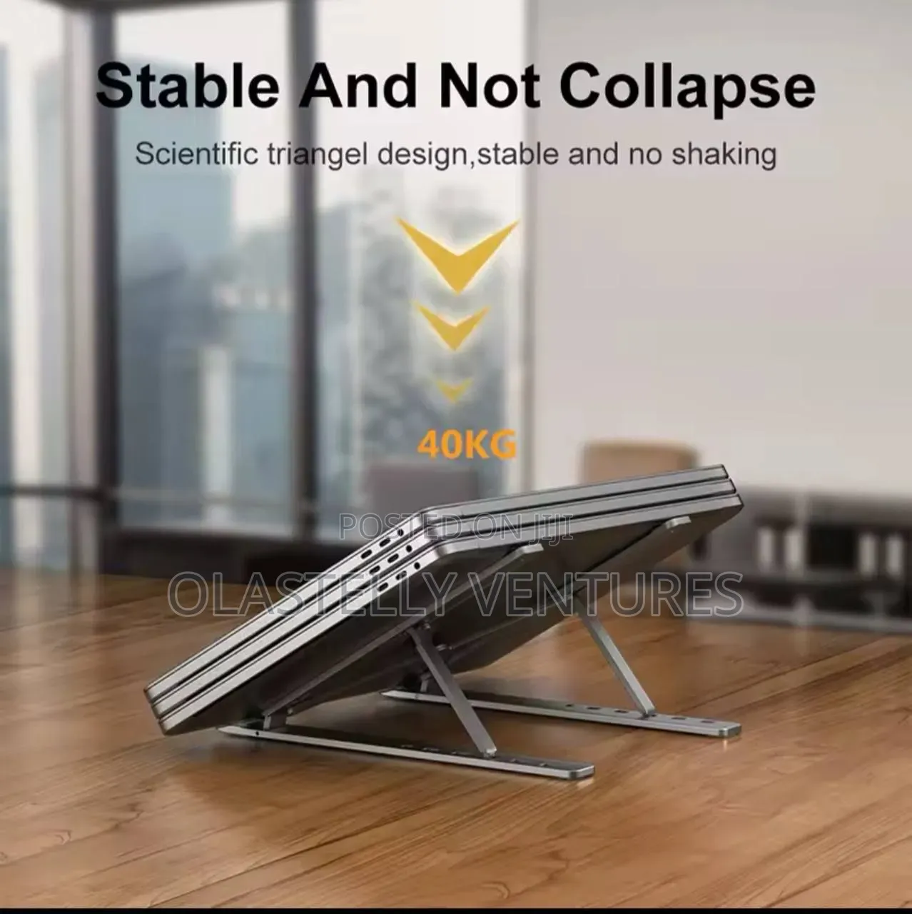 Adjustable Aluminum Alloy Laptop Stand Foldabletw At