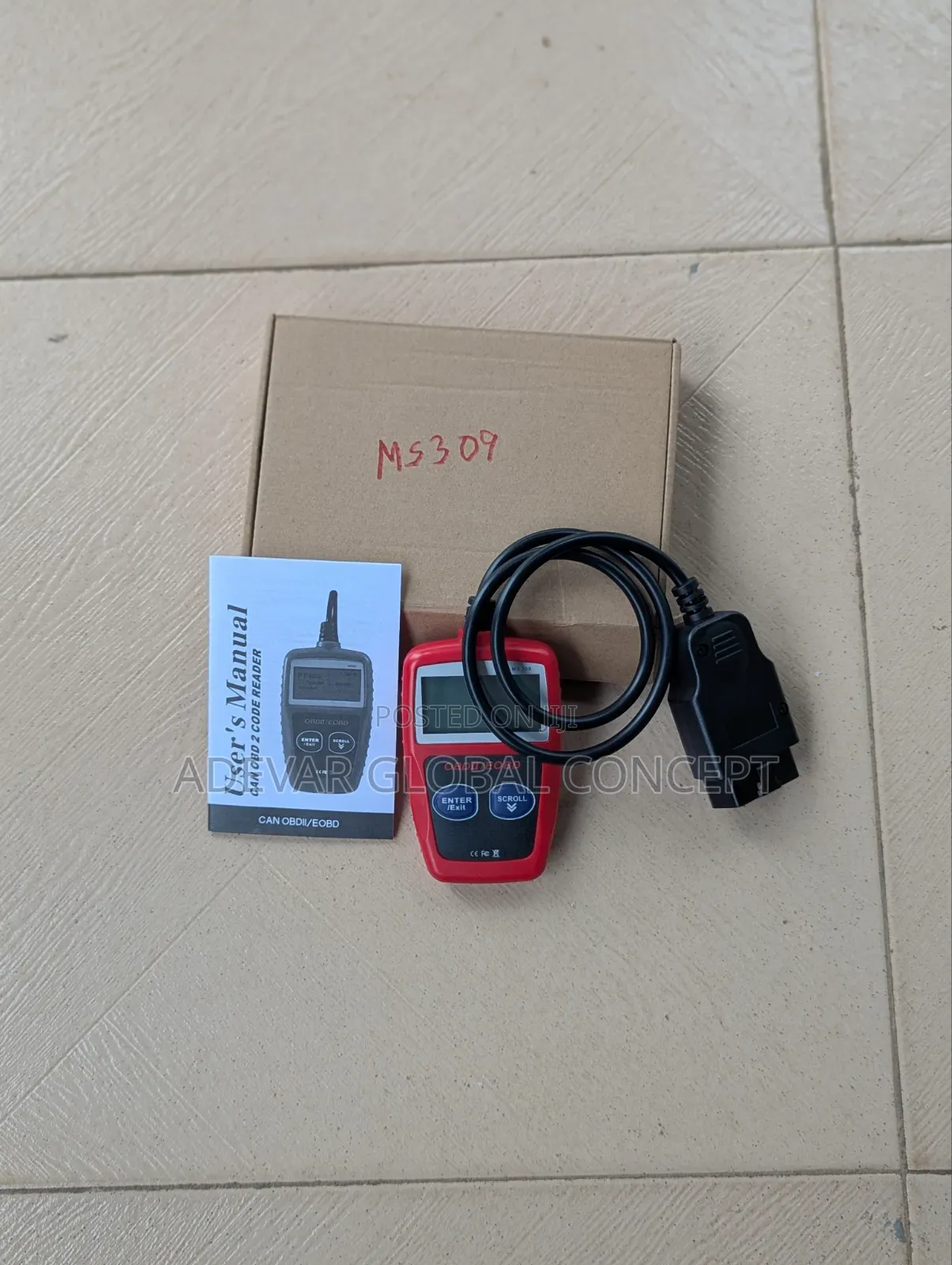 Ms309 Obd2 Car Diagnostic Scanner Auto Code Reader for Cars Obdii