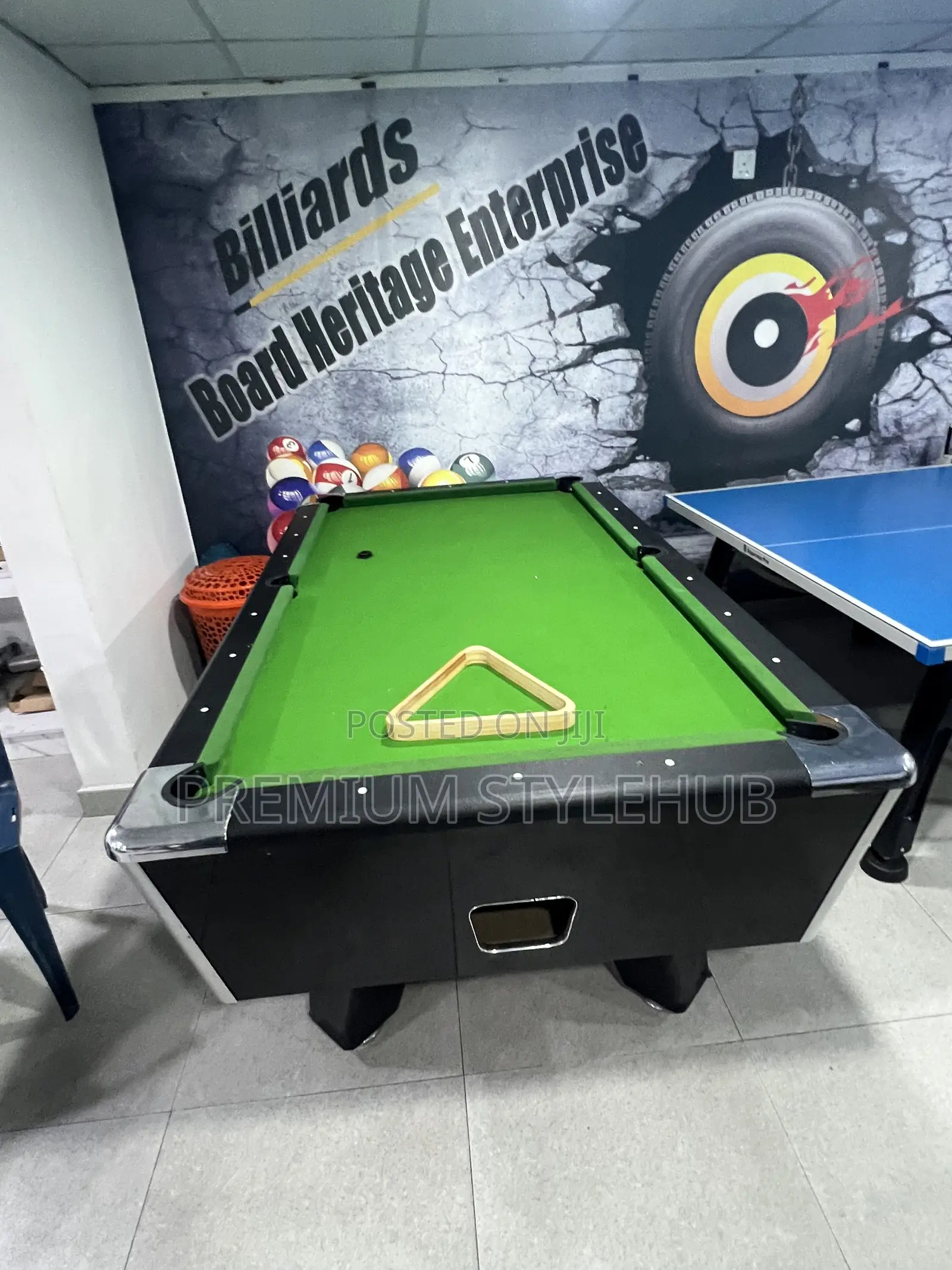 Premium British Coin Snooker Table