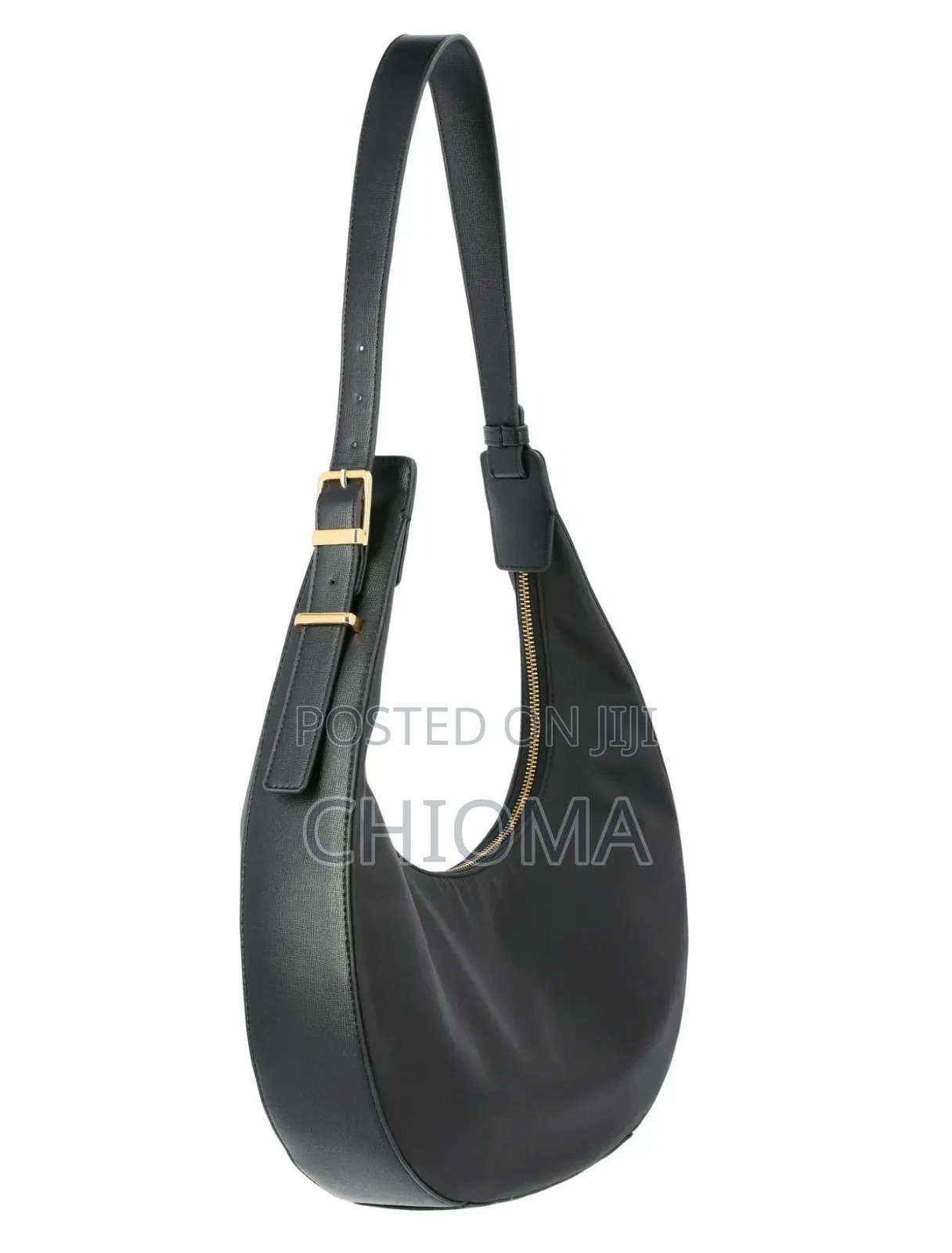 Ladies Hobo Bag With Ajustable Strap (Red Black