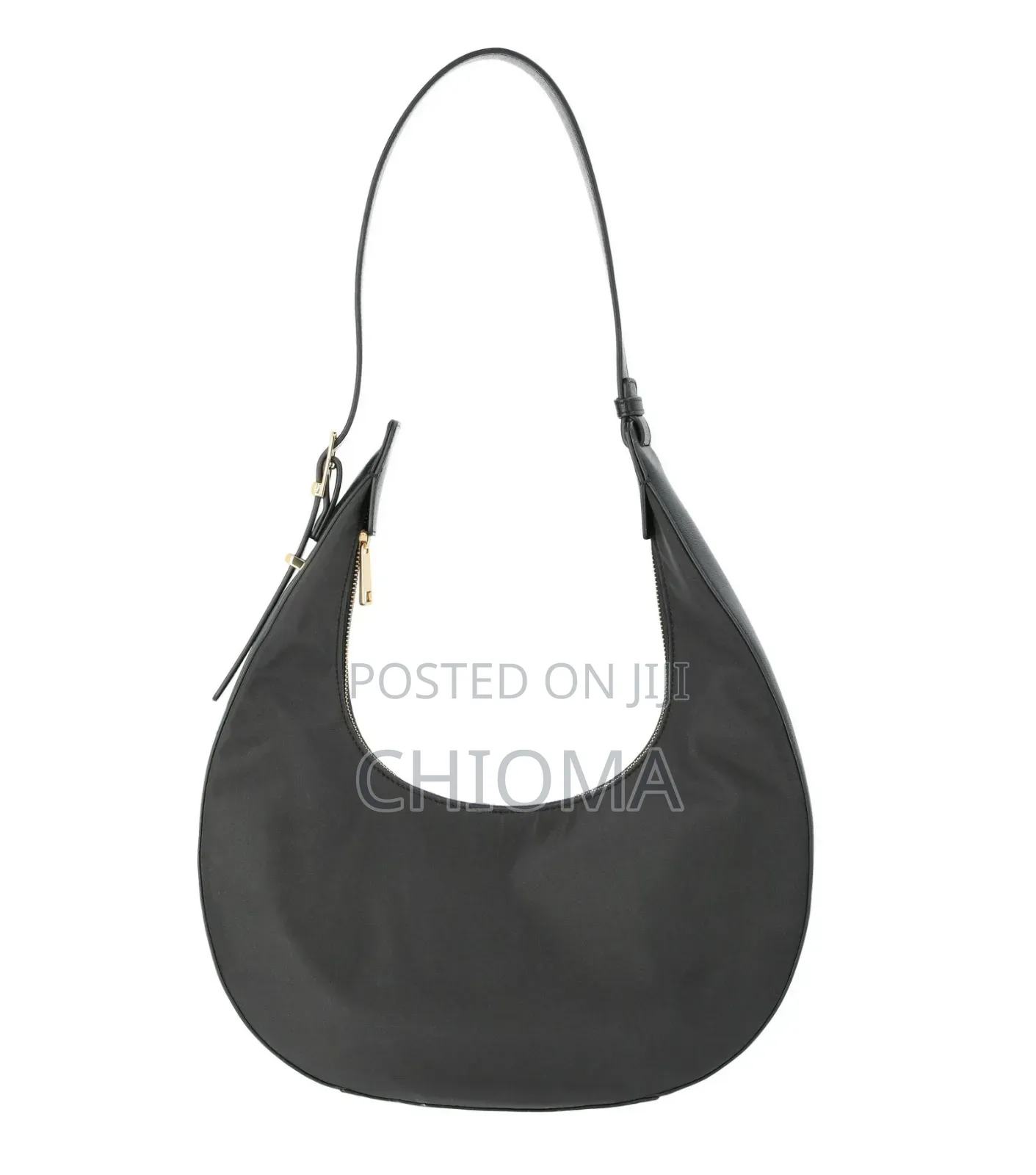 Ladies Hobo Bag With Ajustable Strap (Red Black