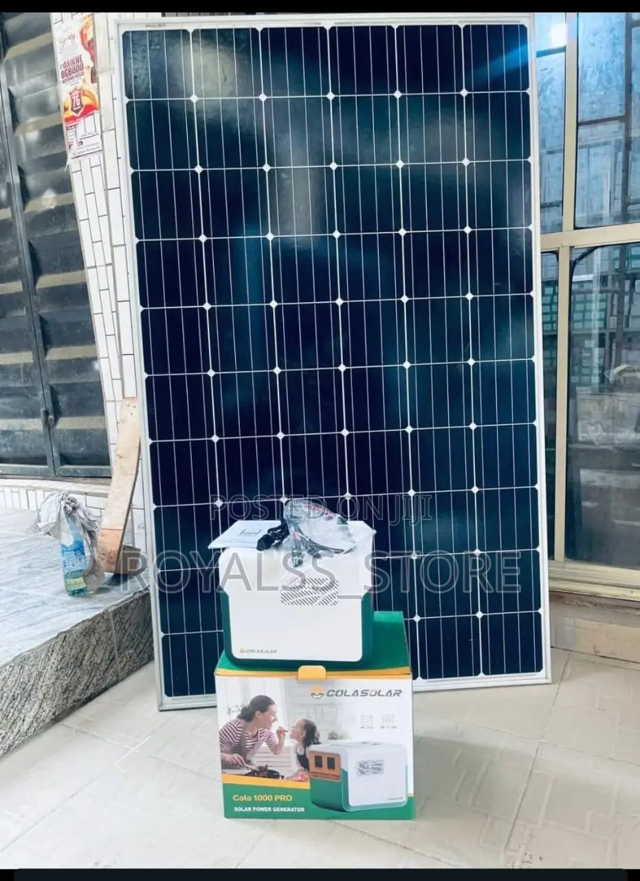 1000watts Solar Generator and 100watts Solar Panel