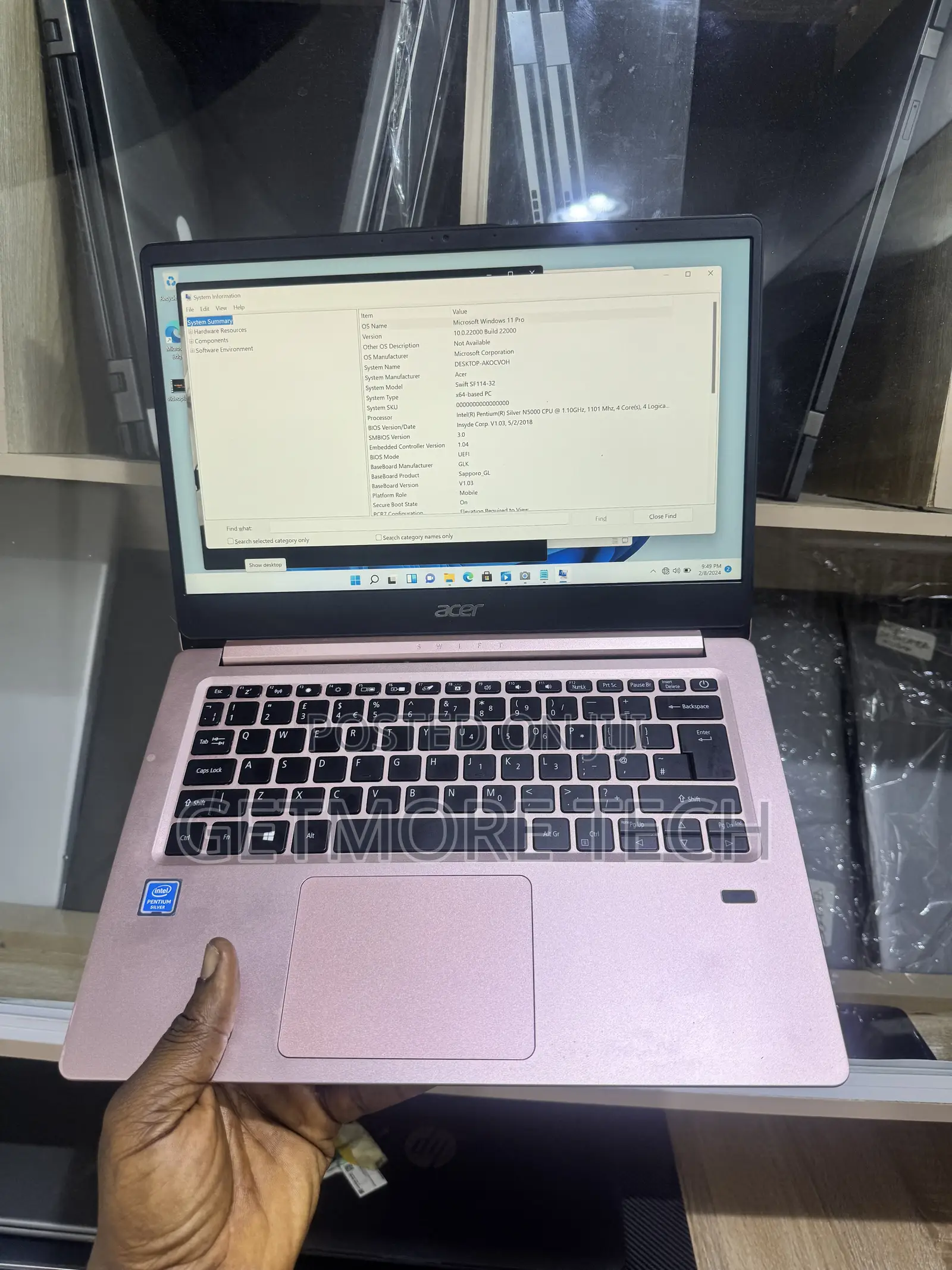 Laptop Acer Swift X 4GB Intel Pentium SSD 128GB