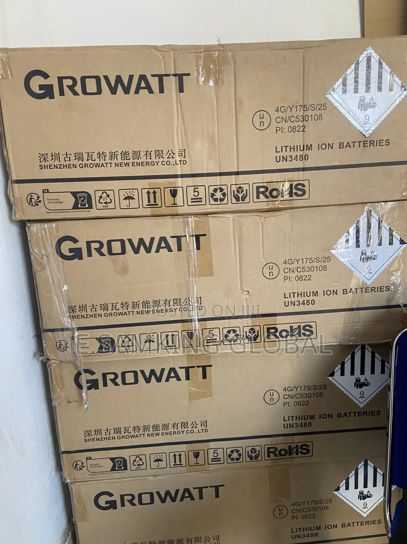 14.3kwh Growatt Lithium Ion Batteries