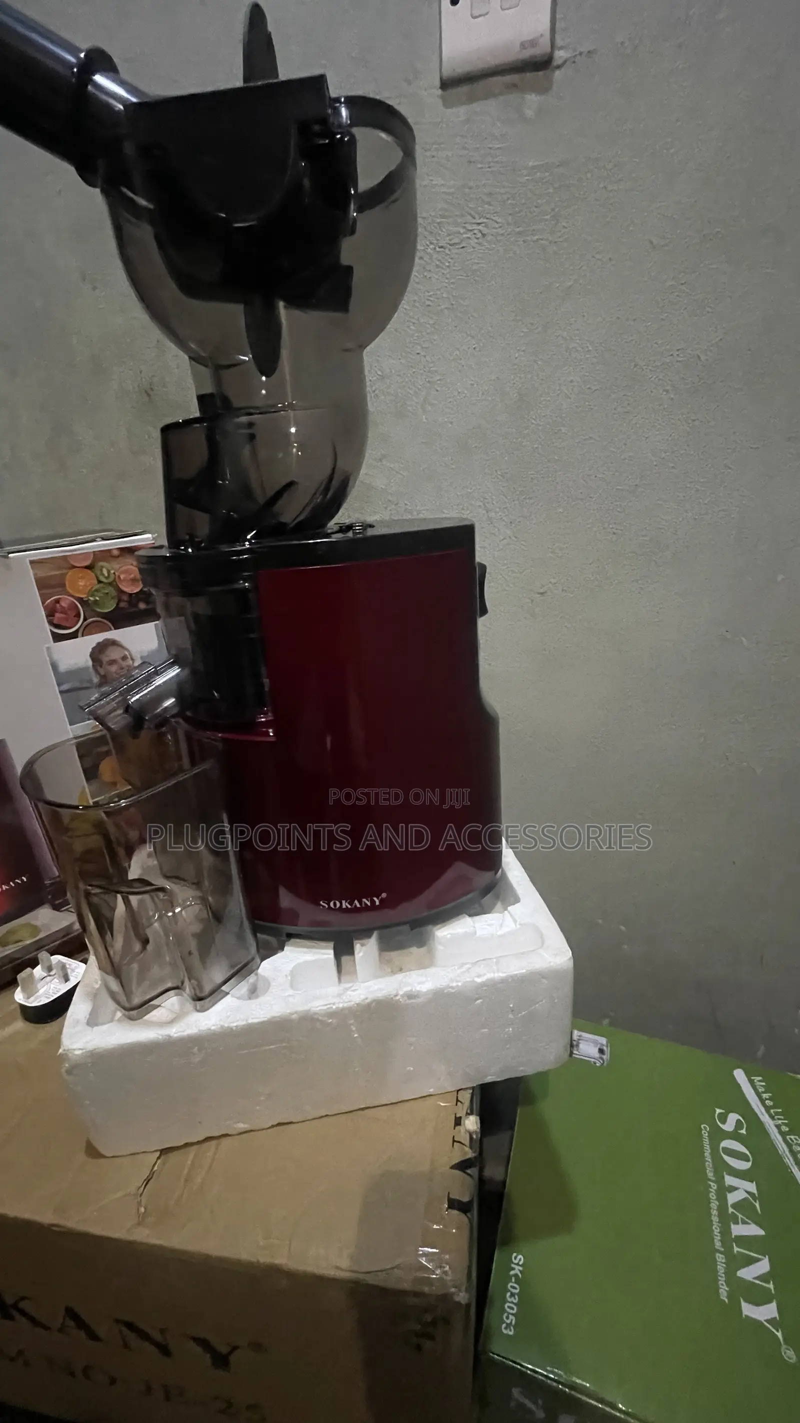 Sokany Juice Extractor Je-25 + Free Delivery Today Only