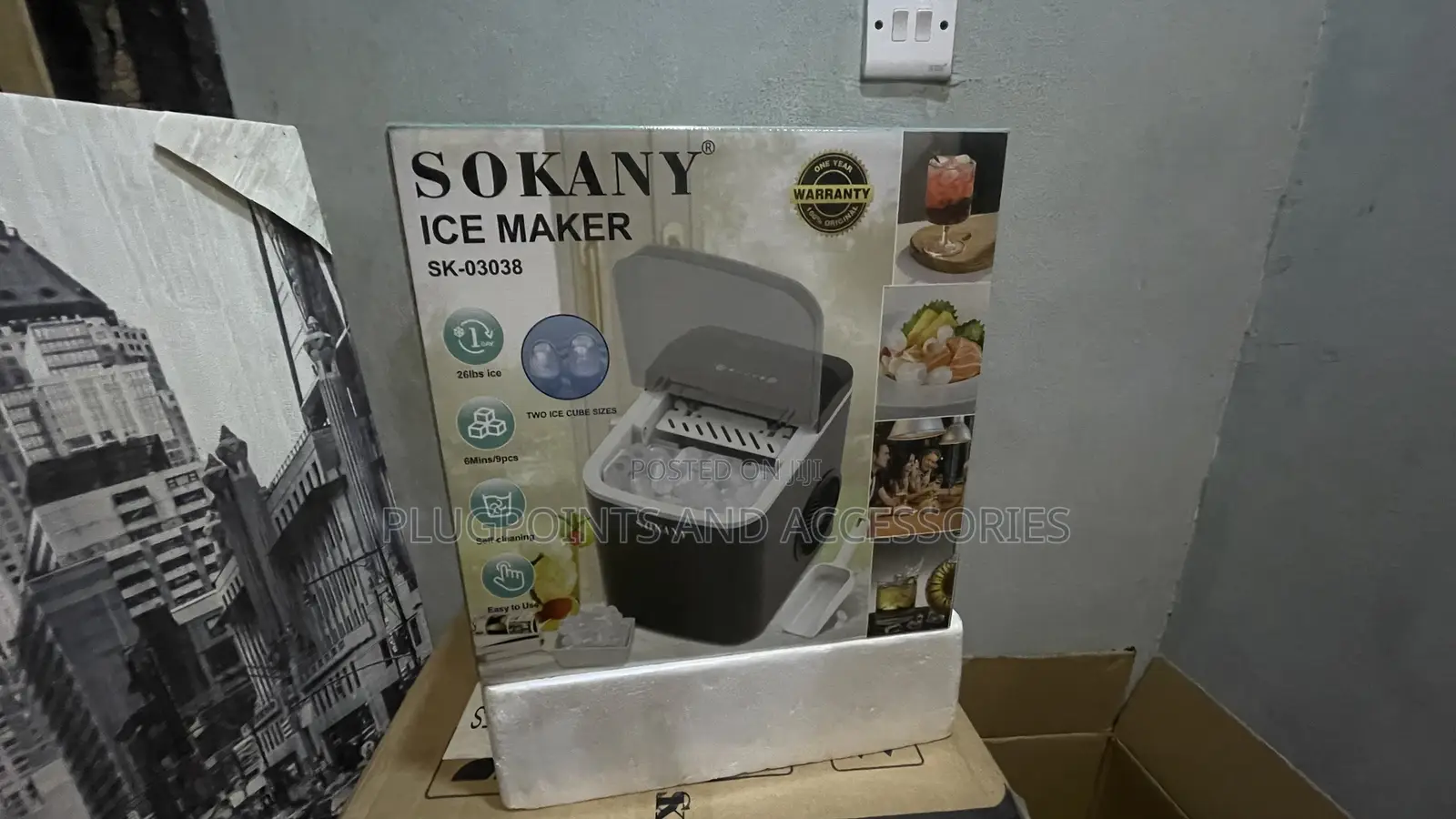 Sokany Ice Maker + Free Delivery Today Only