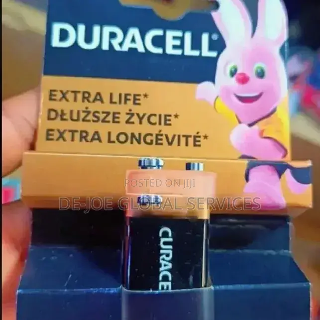 Duracell 9v Alkaline Battery 6lr61/Mn1604