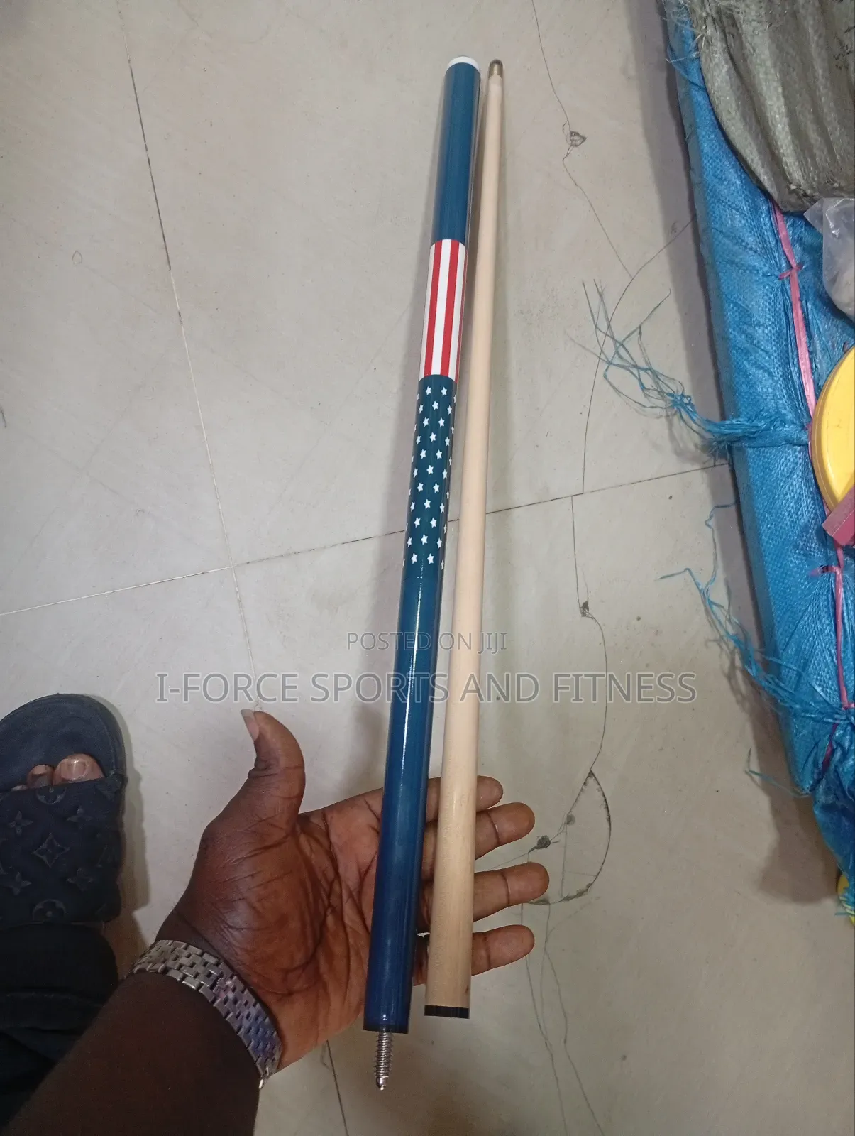 Size 12 Tip American Flag Snooker Stick