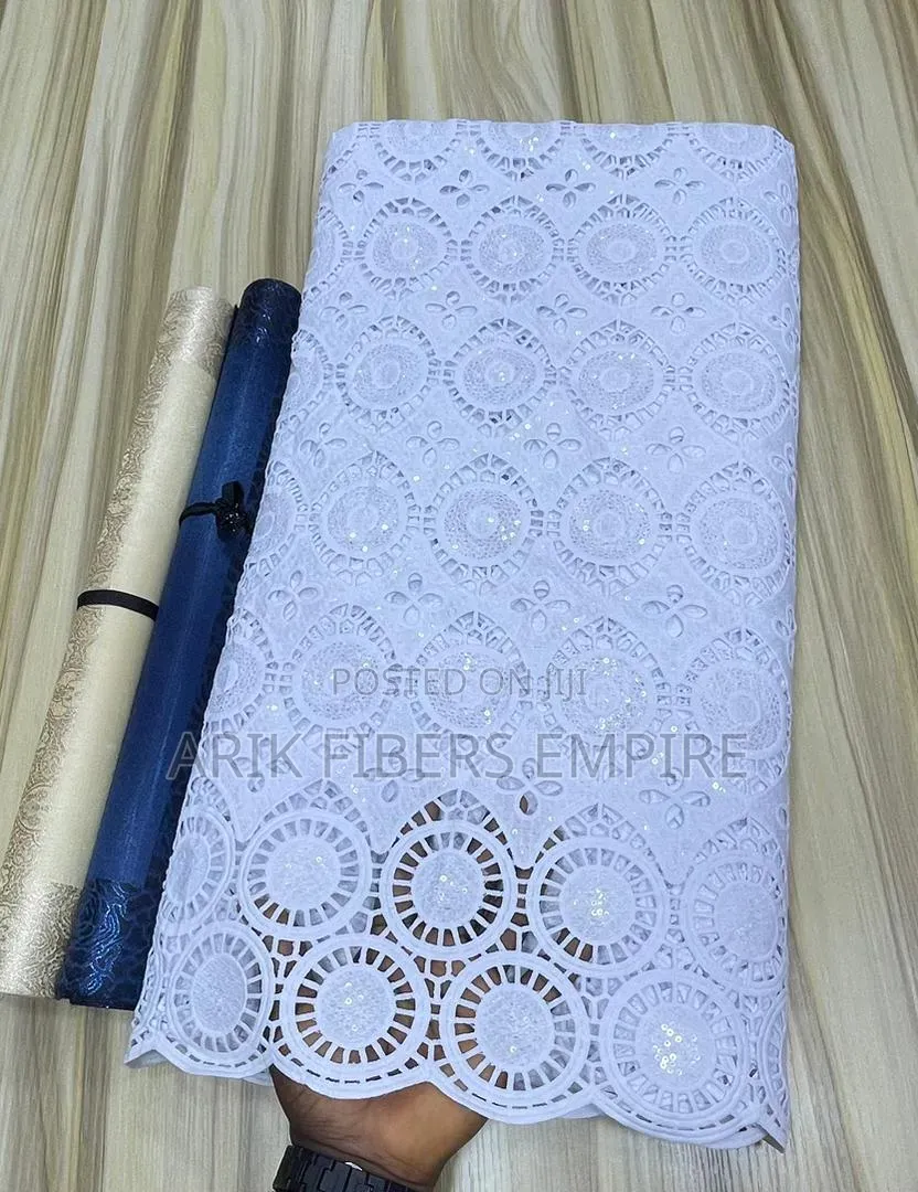 All White Cord Lace