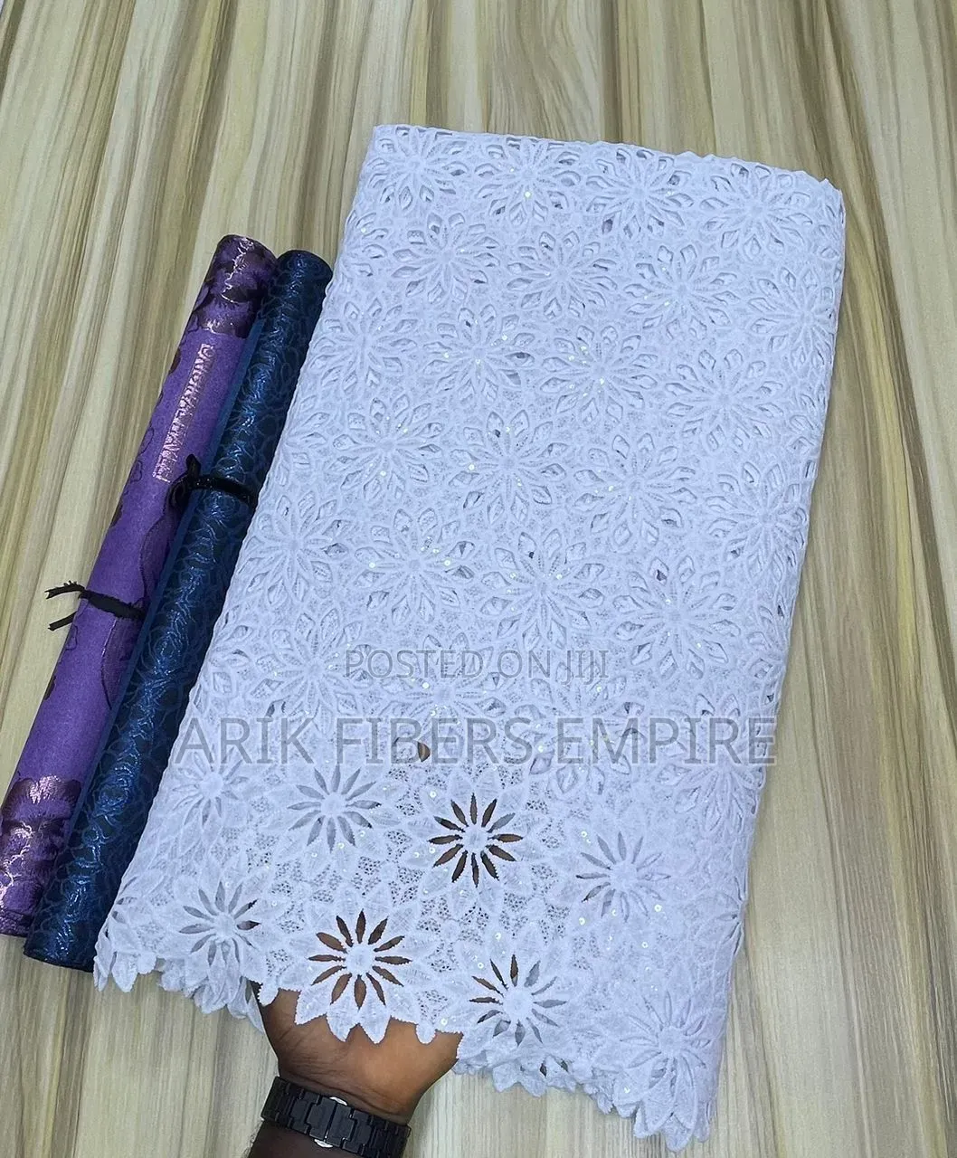 All White Cord Lace