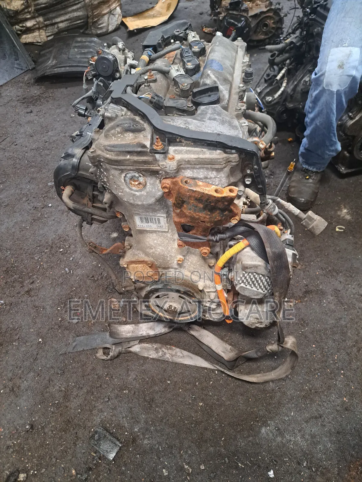 Complete Engine and Gearbox for 2ar Model Toyota Camry 2010/2017