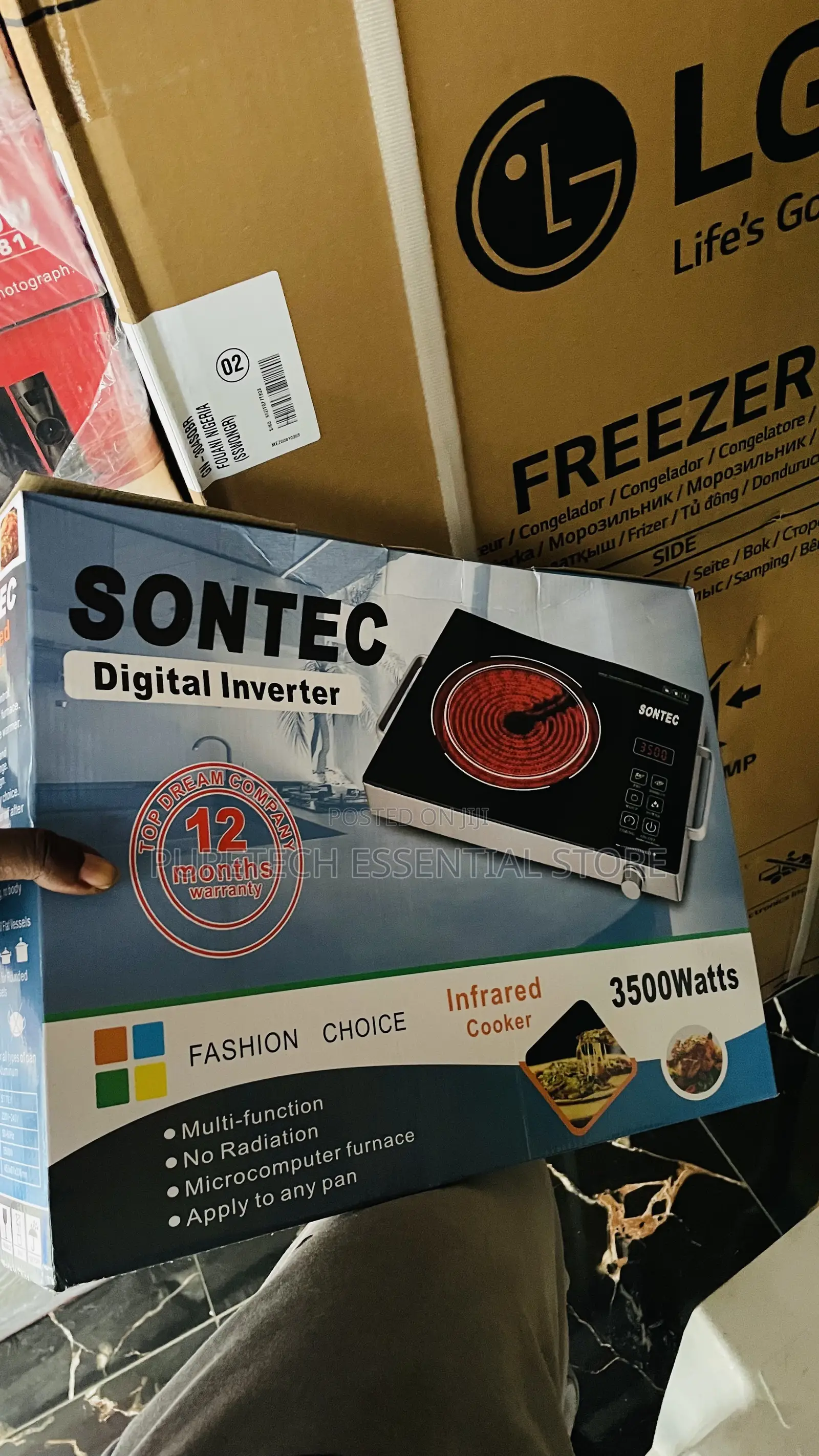 Original Sontec Infared Cooker 3500watt Prepaid Friendly