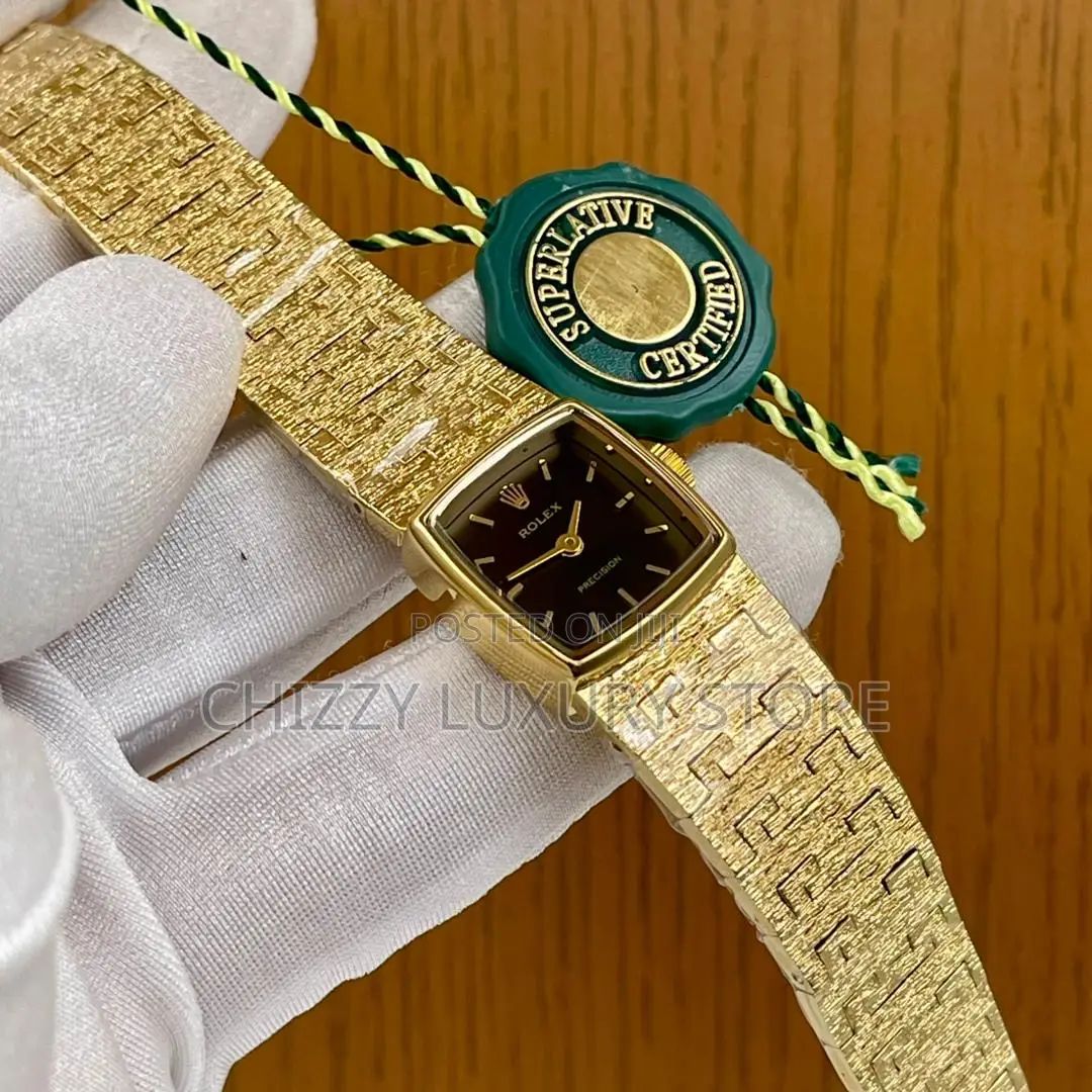Rolex Quality Luxury Ladies Chain Strap Wristwatch