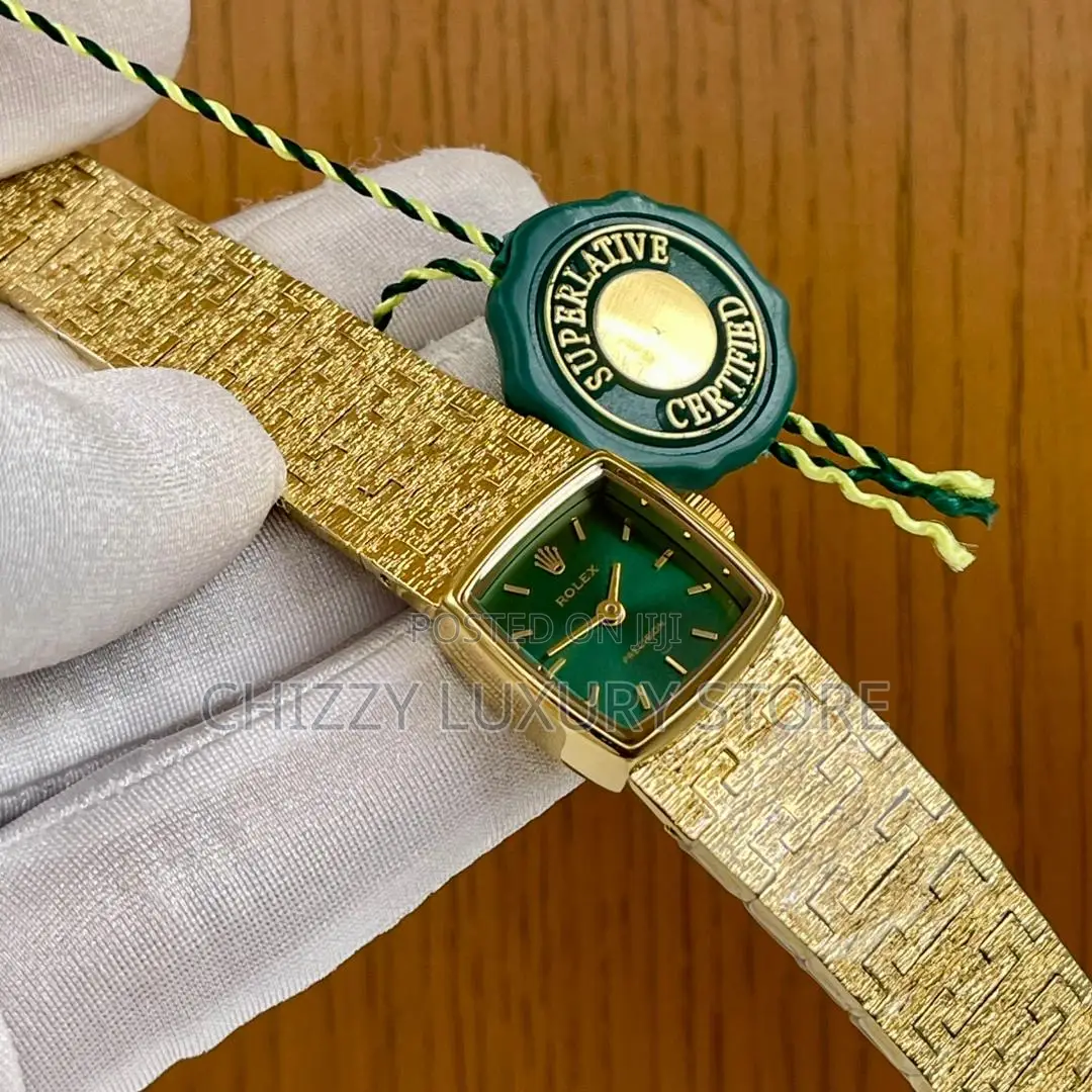 Rolex Quality Luxury Ladies Chain Strap Wristwatch