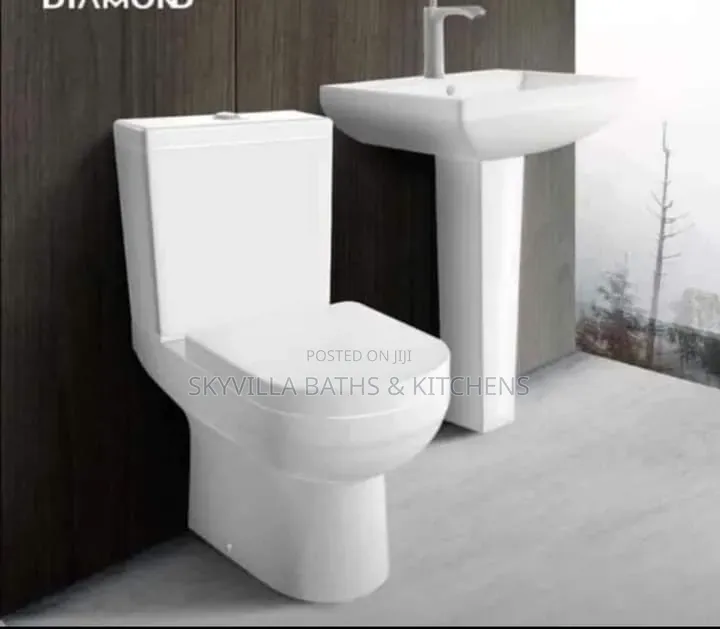 The Golden Diamond 'Mersin' Modern Bathroom Suite Ko