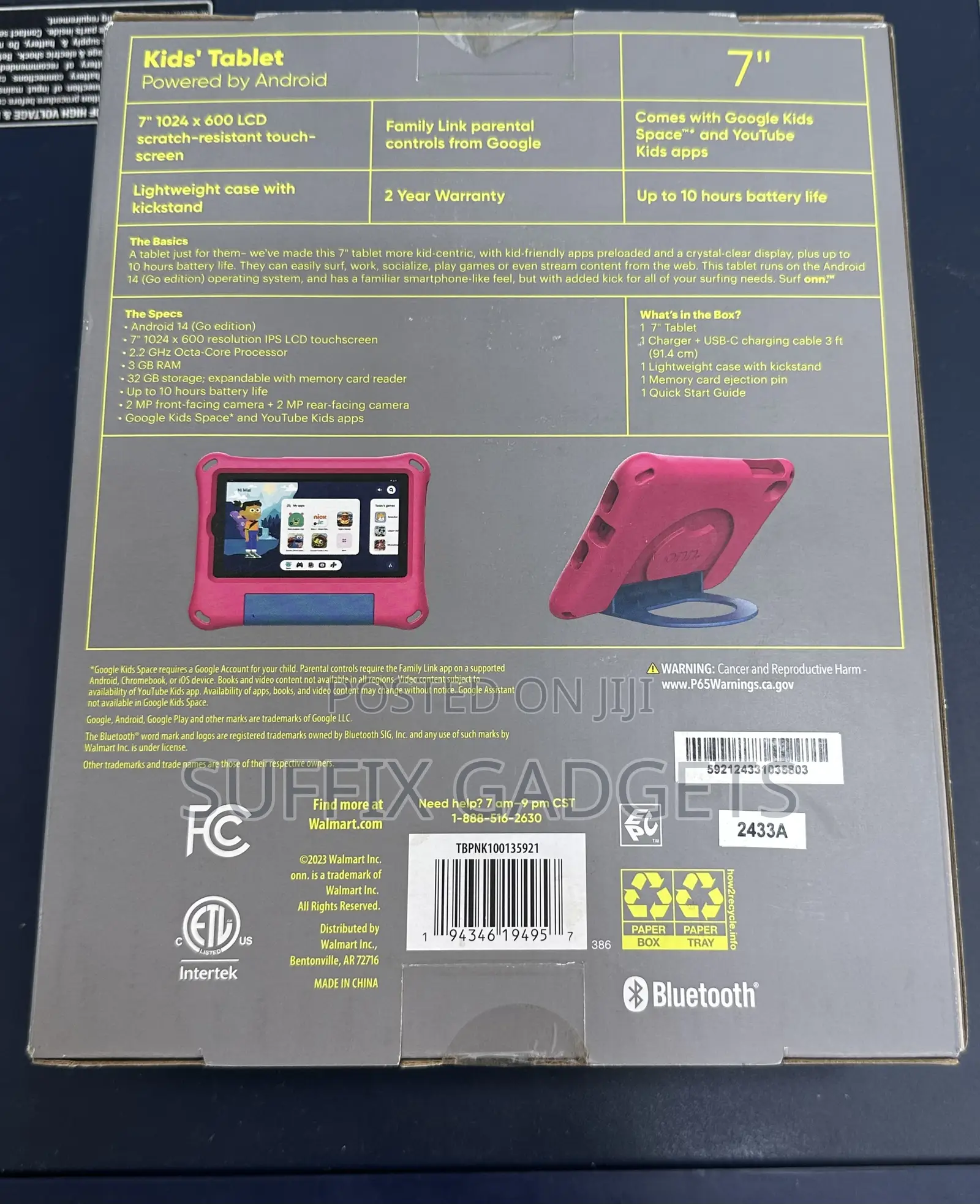 New Tablet 32 GB Pink