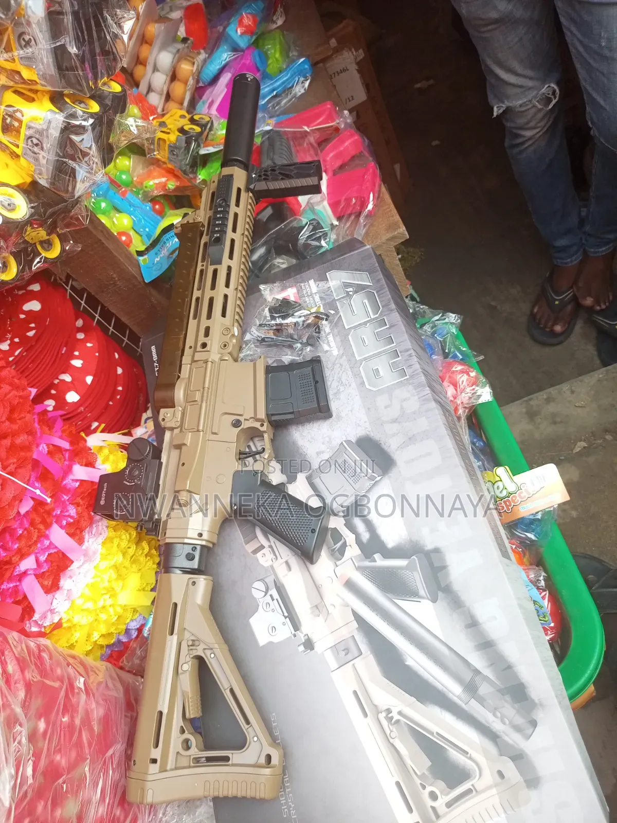 Kids Toy Gun Ak 47 Rafiu
