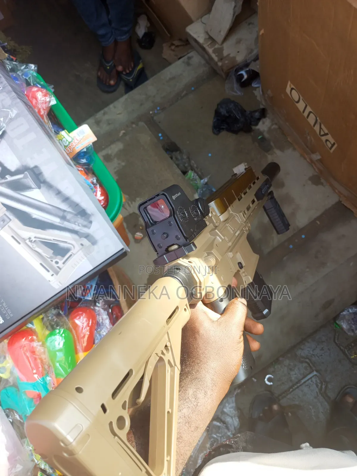 Kids Toy Gun Ak 47 Rafiu