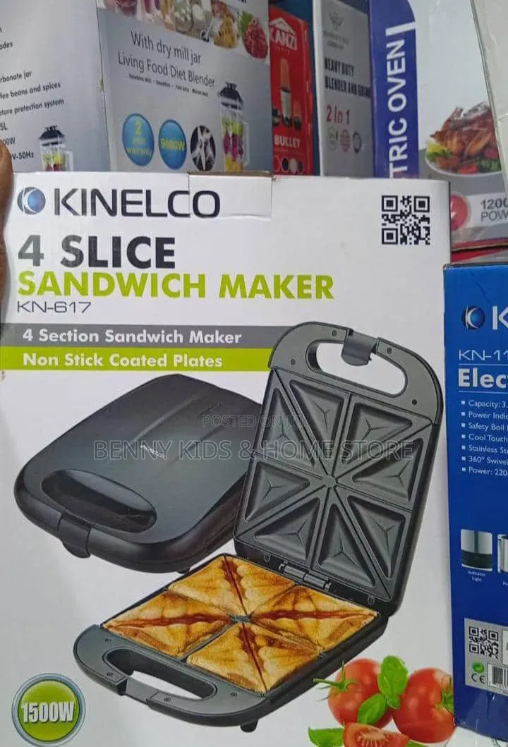 Kinelco 4 Slice Sandwich Maker