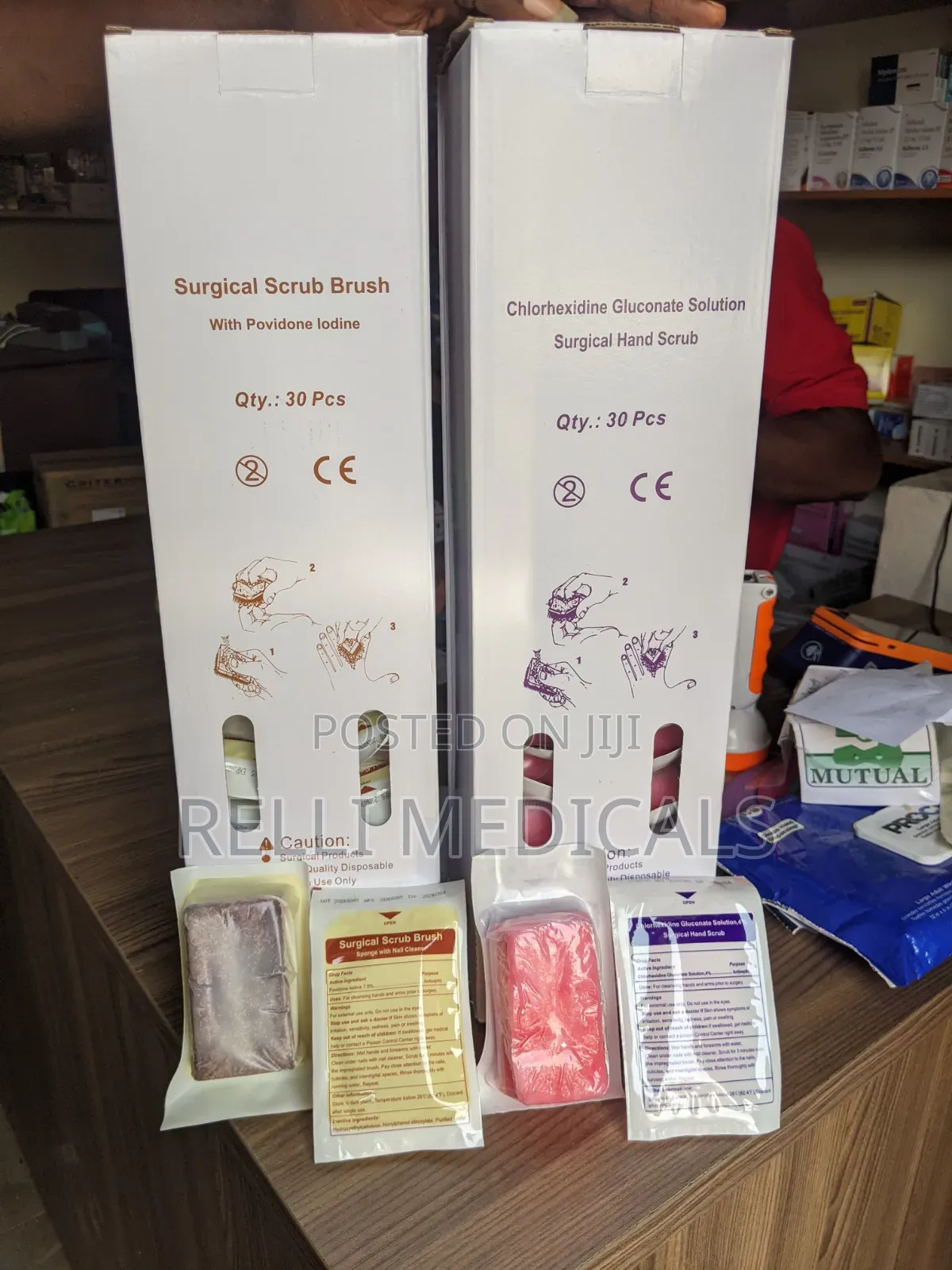 Surgical Scrub Brush Iodine/Chlorhexidine