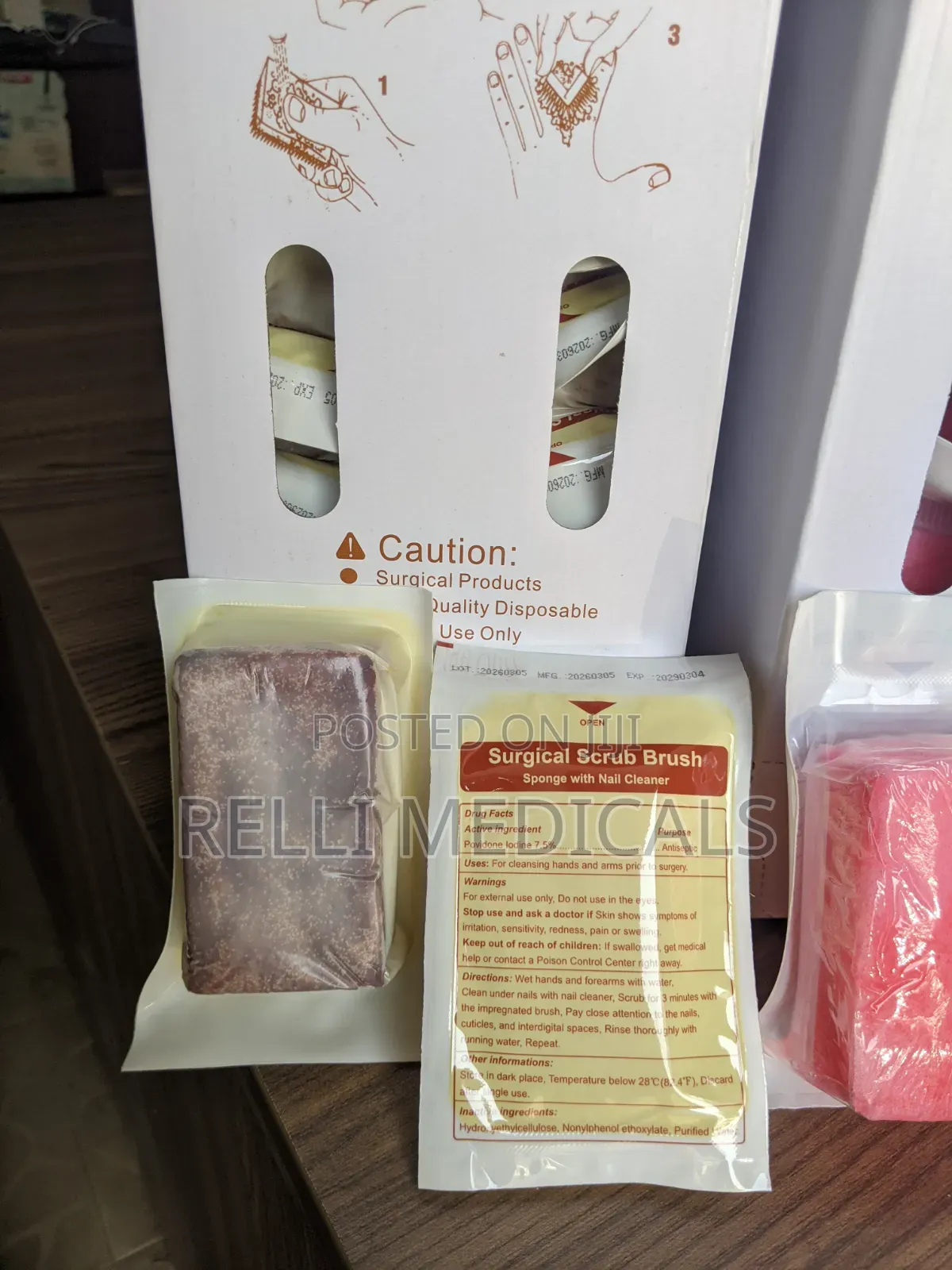 Surgical Scrub Brush Iodine/Chlorhexidine
