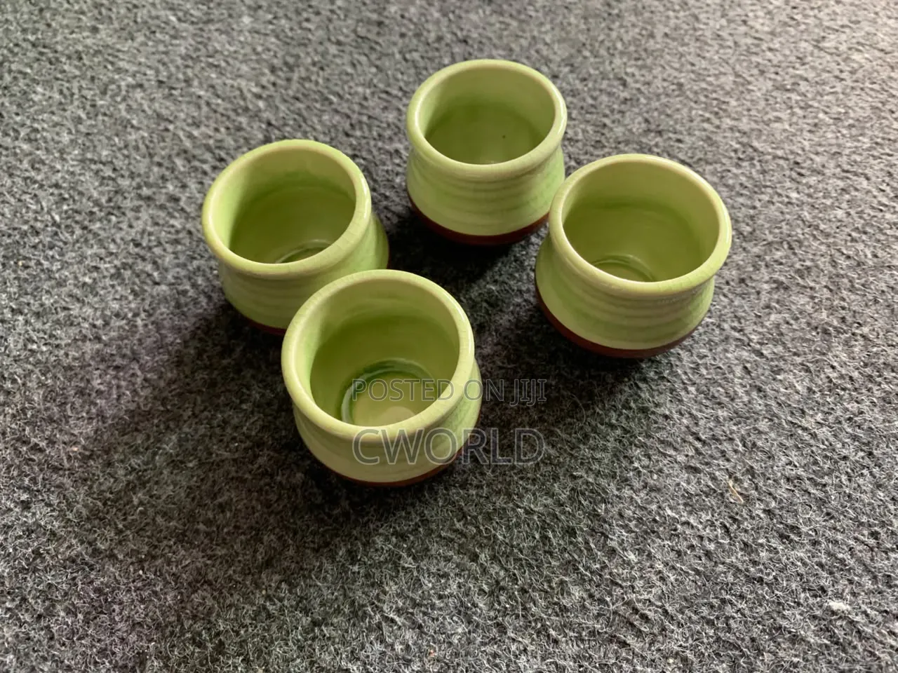 Mini Ceramic Succulent Planter Pot – Sage Green Terracotta
