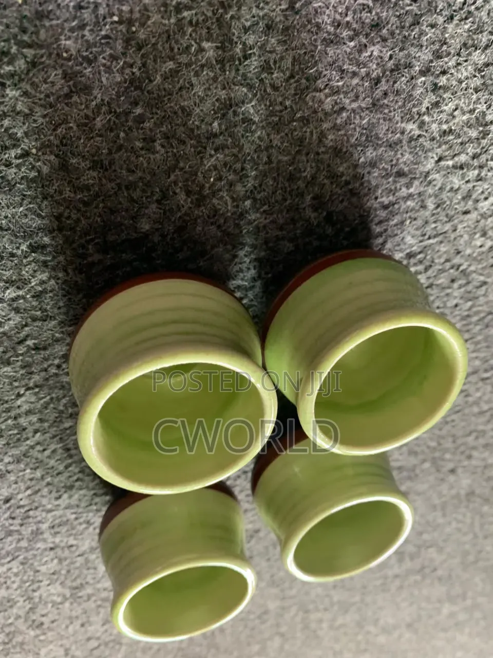 Mini Ceramic Succulent Planter Pot – Sage Green Terracotta