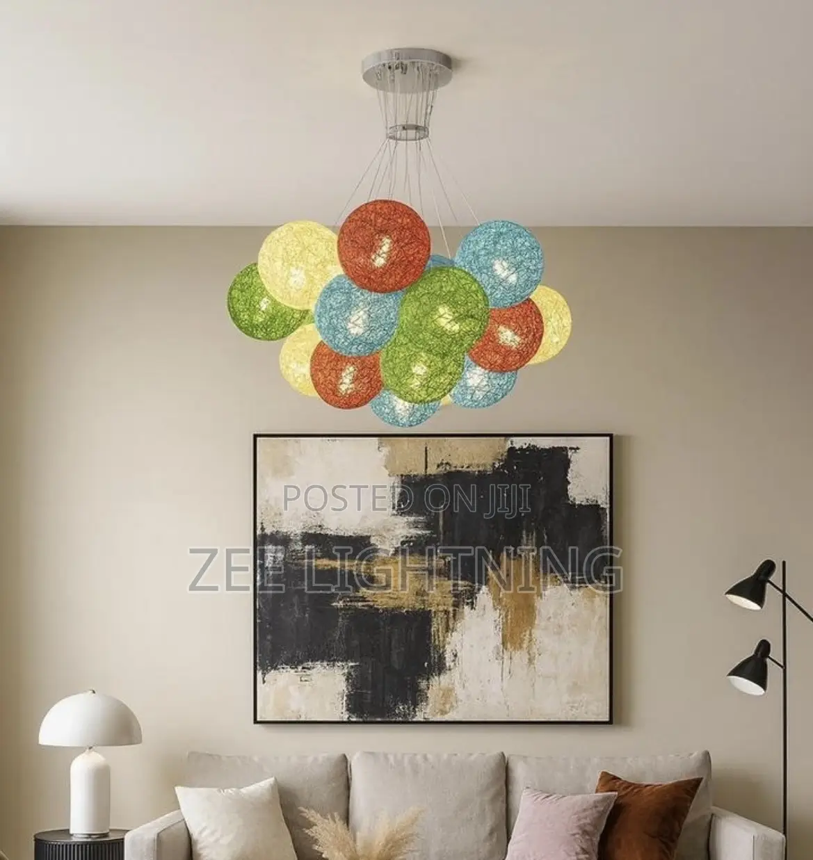 Led Ball Chandelier (By 19balls)