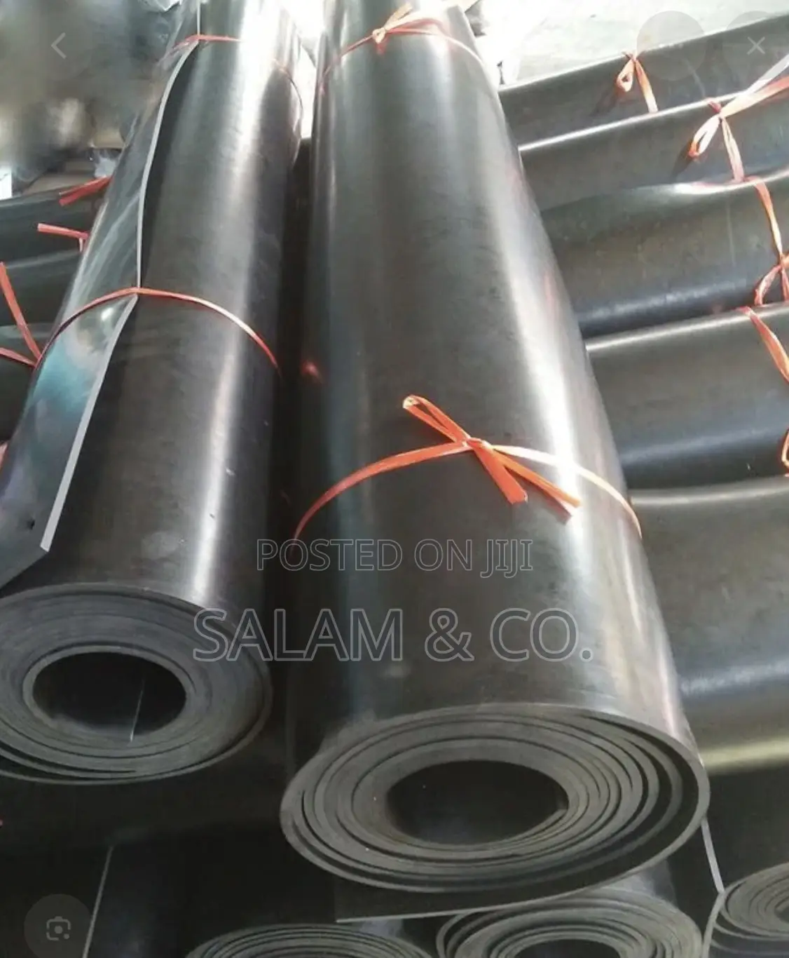3mm Smooth Rubber Gasket Sheet 1m X 10m Heavy Duty Industrial Rubber