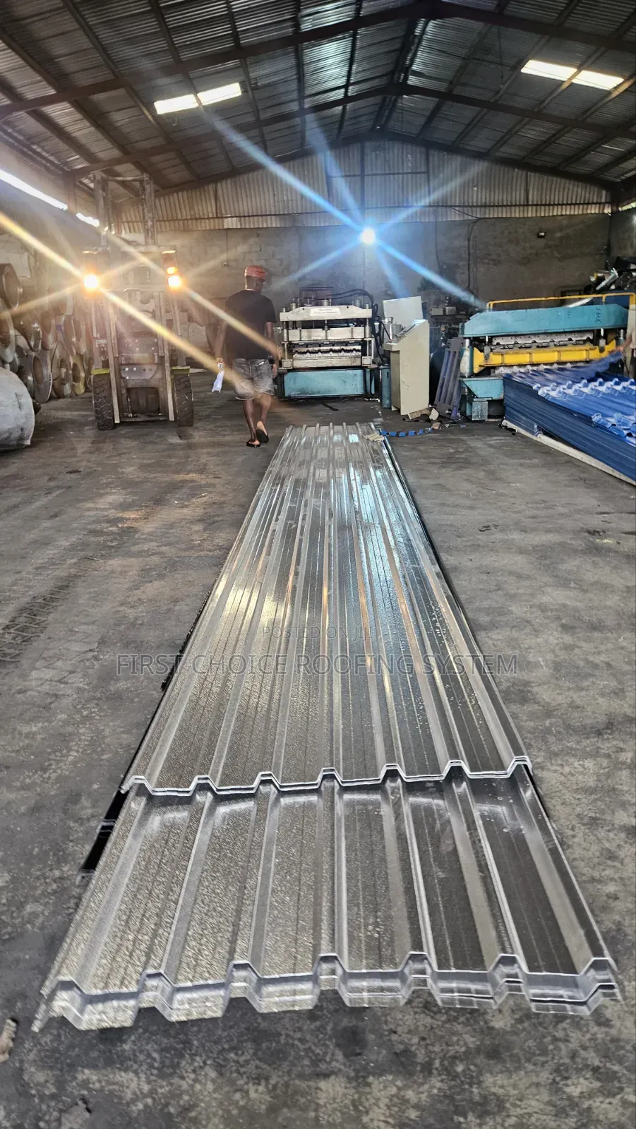 Pure Aluminium Roofing Sheets Stucco Colour 0.70mm ,0.90 Width