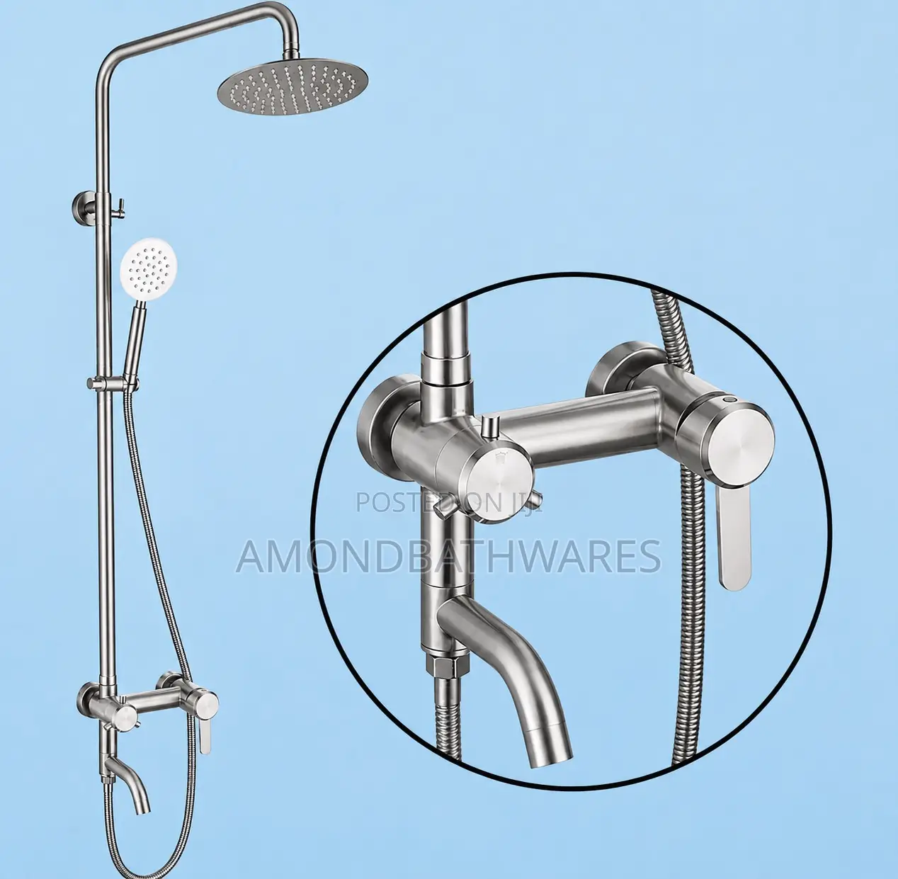 Anti Rust Surface Shower Set