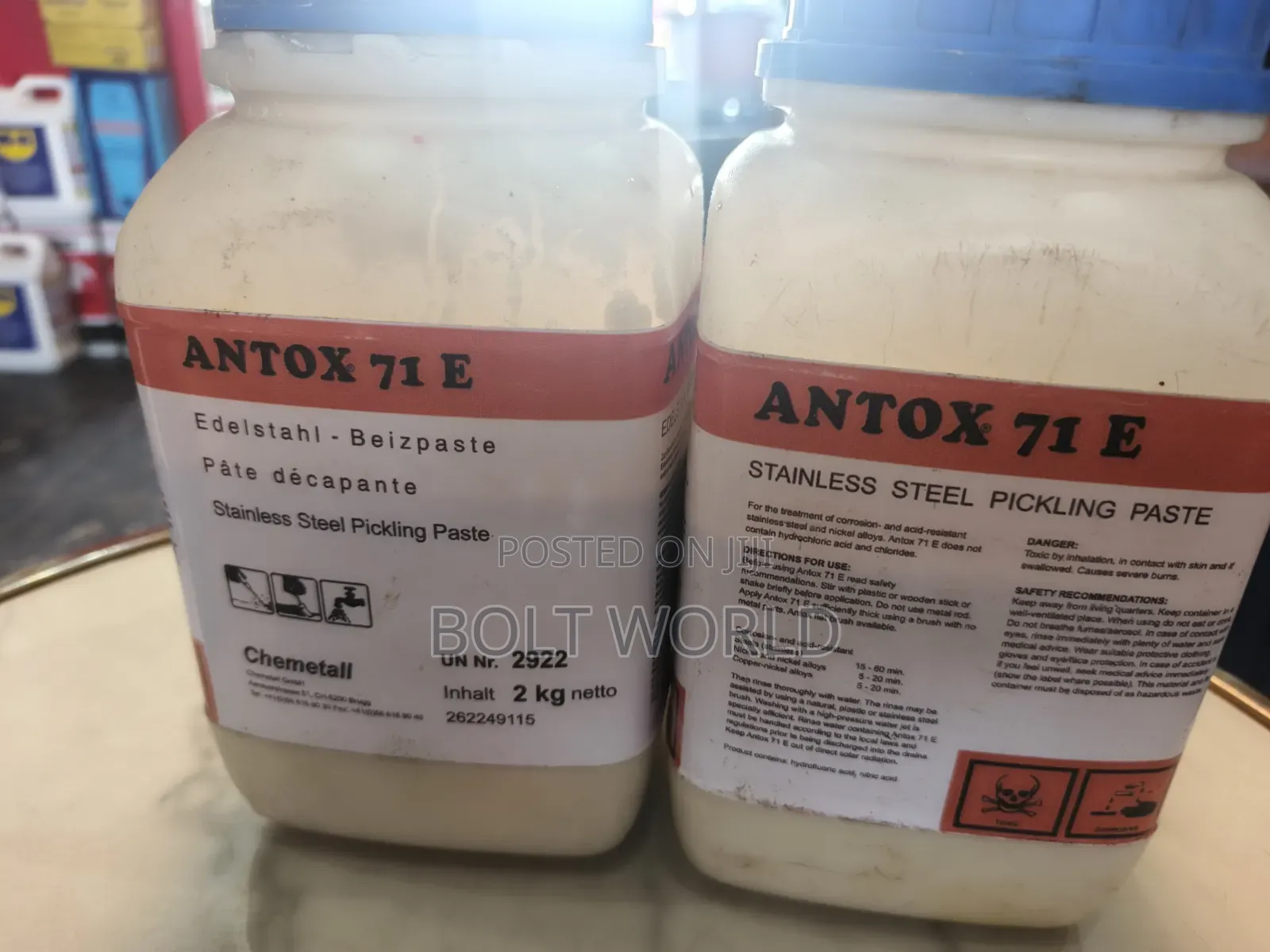 Antox 71 E Stainless Steel Pickling Paste 2kg