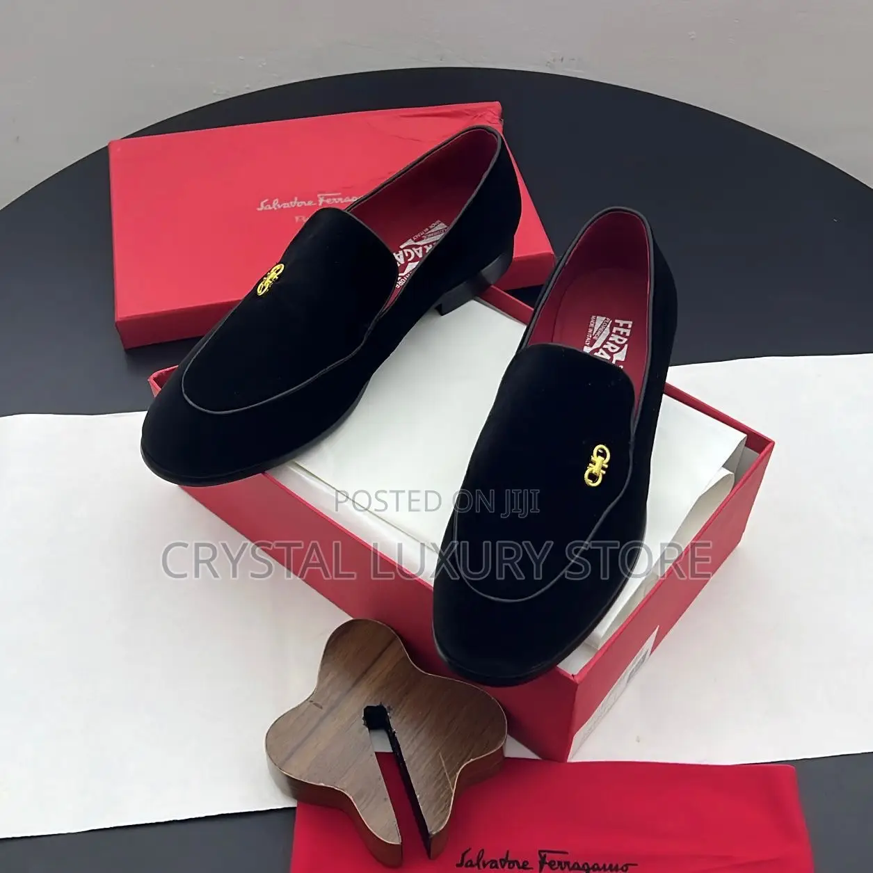 Ferragamo Quality Luxury Men Cooperate Shoe