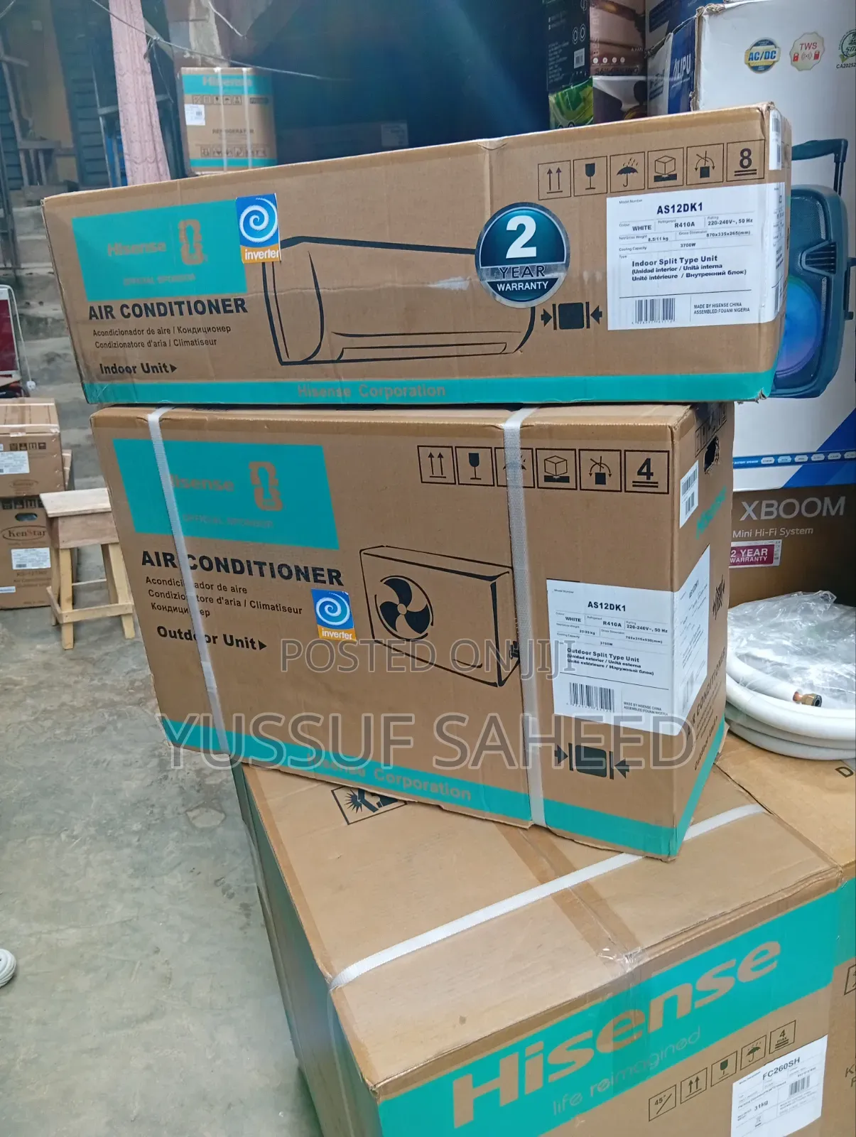 Hisense 1.5hp Inverter Slipt Air Conditioner/