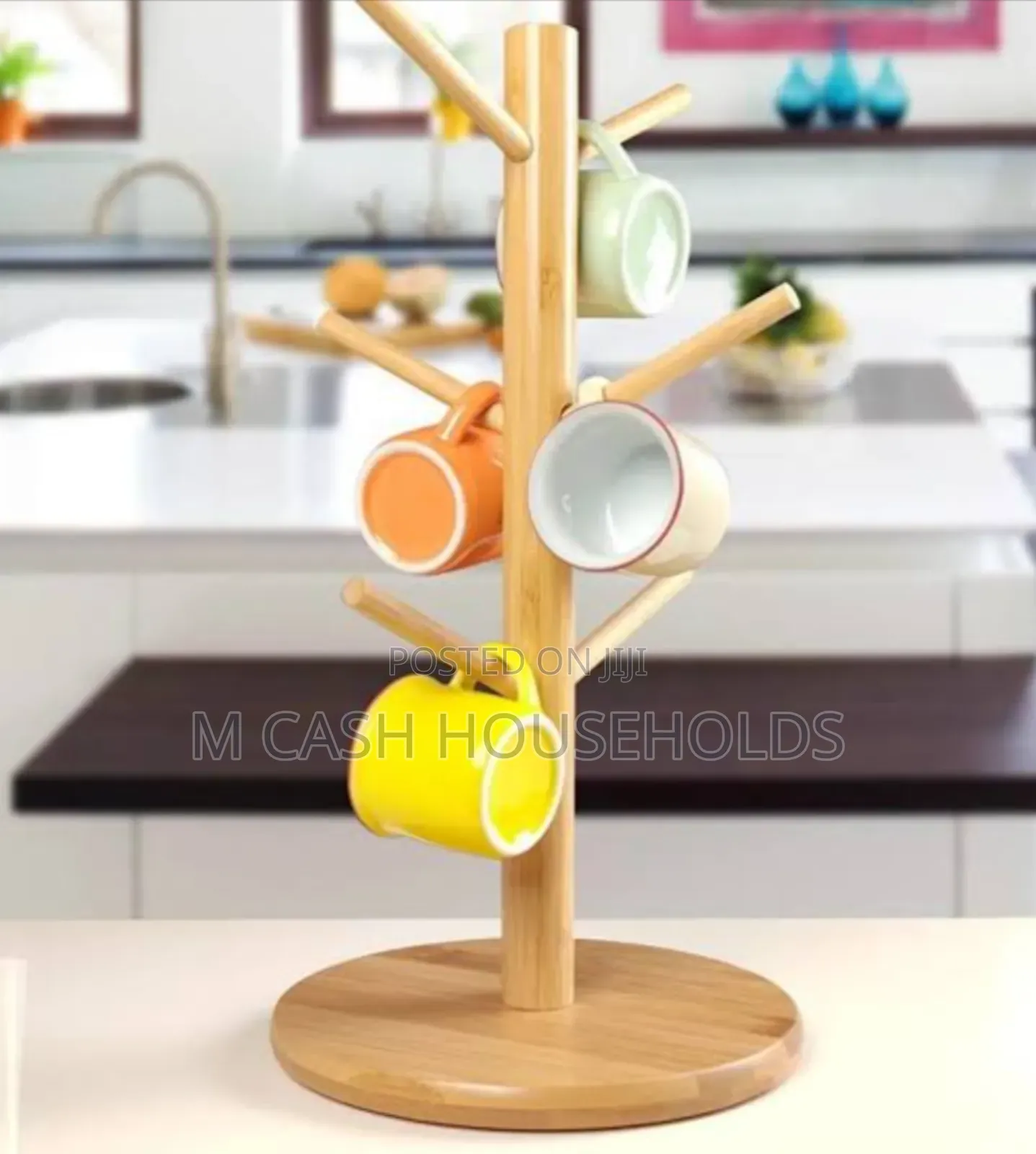 Bamboo Mug Stand